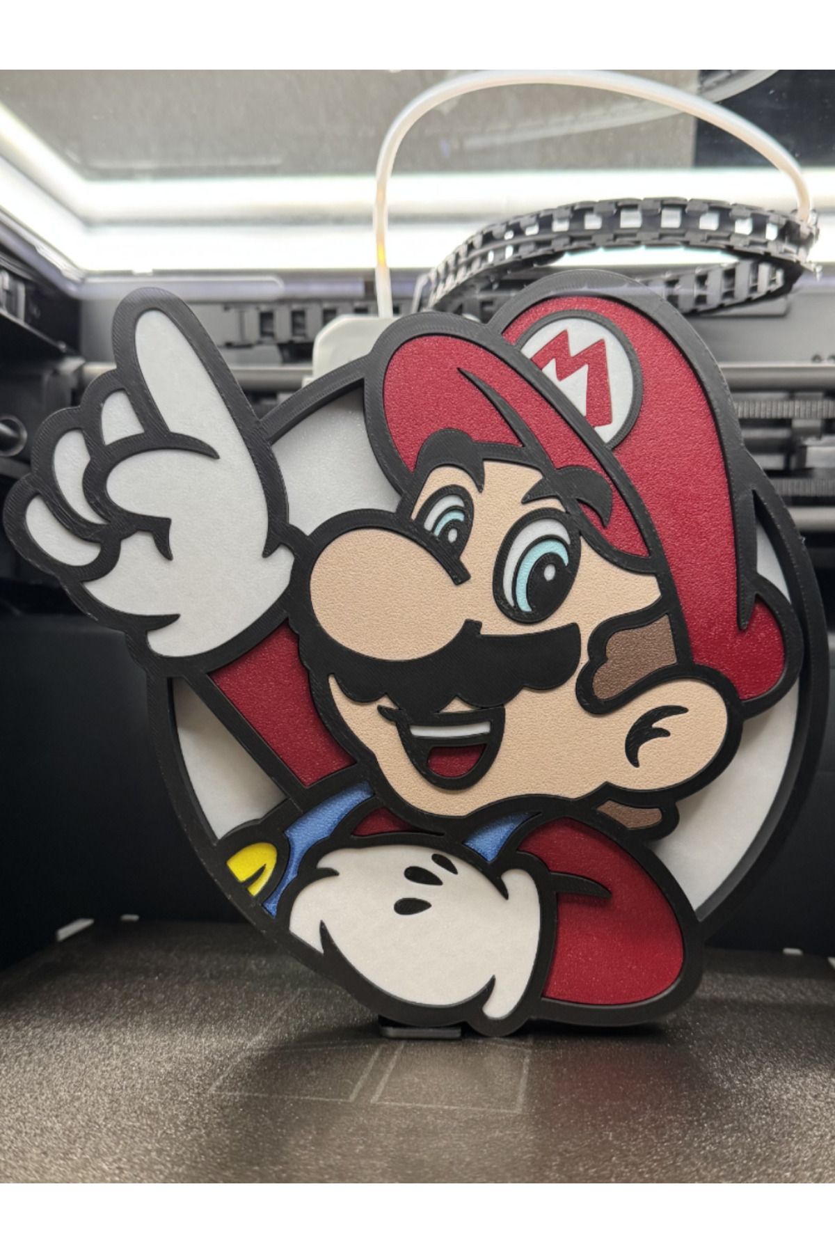 printastic Süper Mario Kapı Duvar Sanatı