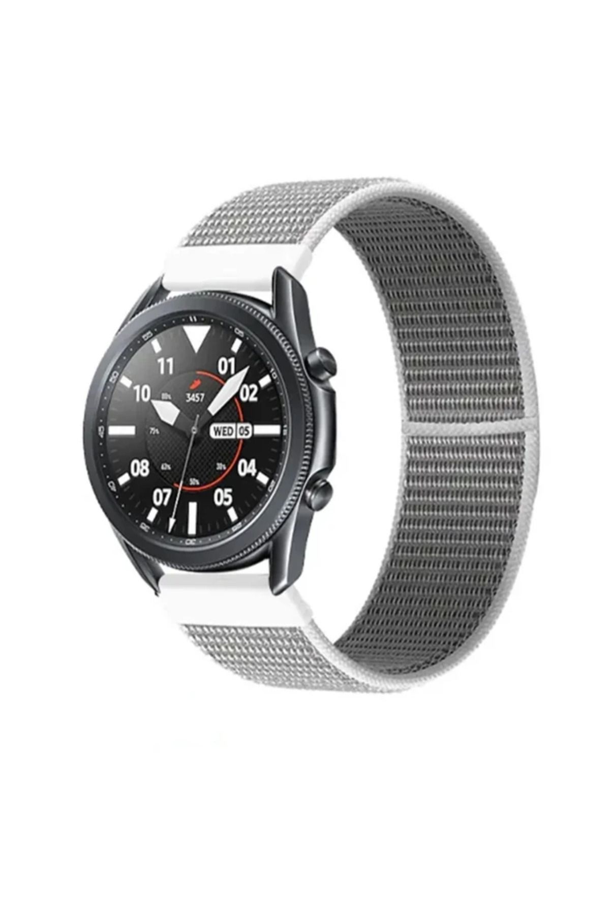 demila ALLY 20MM Huawei Watch Galaxy Watch Classic Kayış Kordon Nylon Loop-(5775) - MLA1717-1537