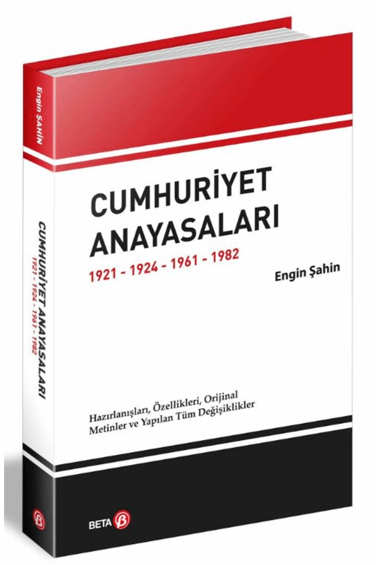 Beta Yayınevi Cumhuriyet Anayasaları 1921-1924-1961-1982