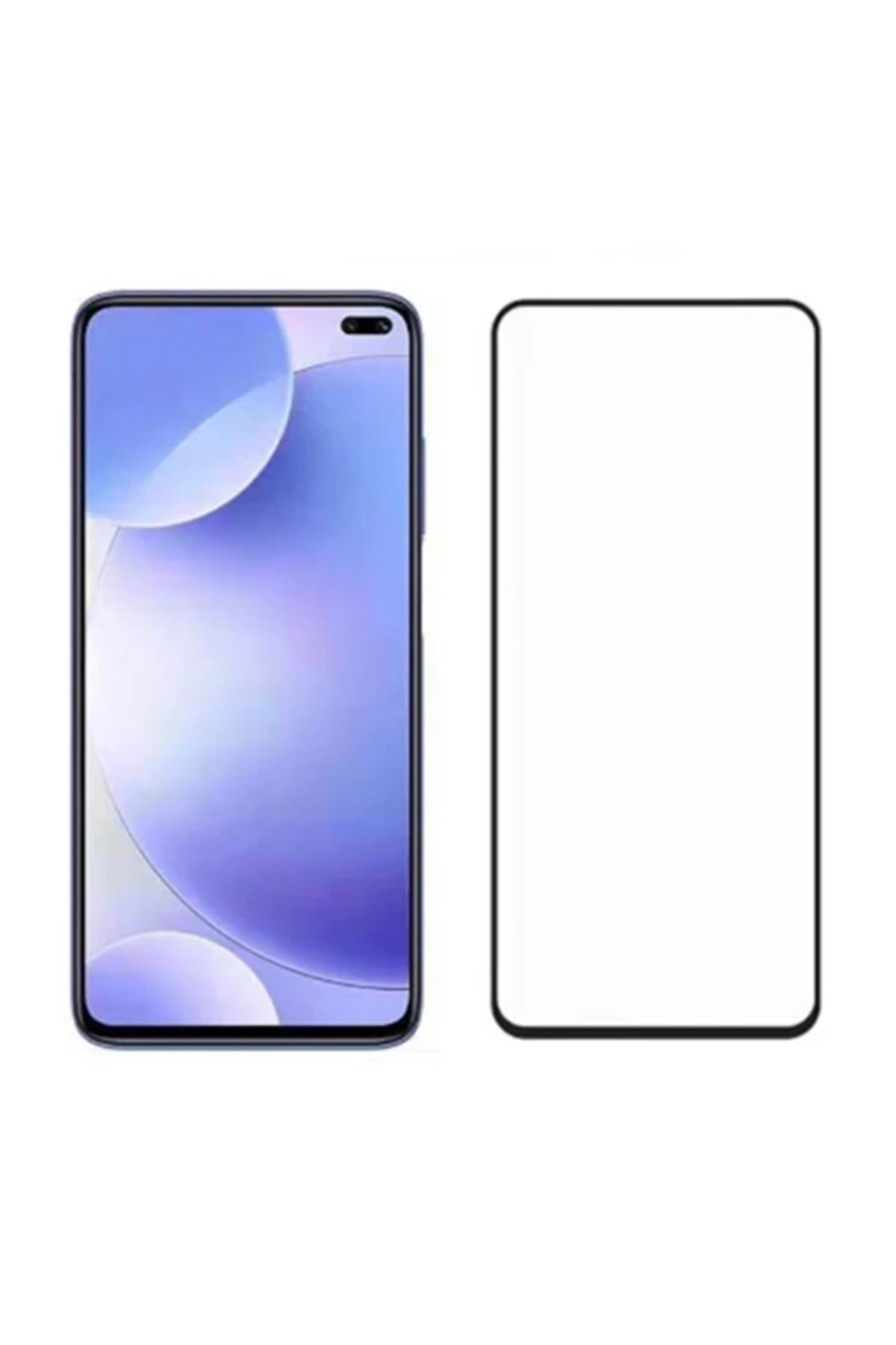 LaCend Xiaomi Redmi K30 3D Full kaplama Kırılmaz Tempered Cam Ekran Koruyucu-(5775) - LC3648-8822