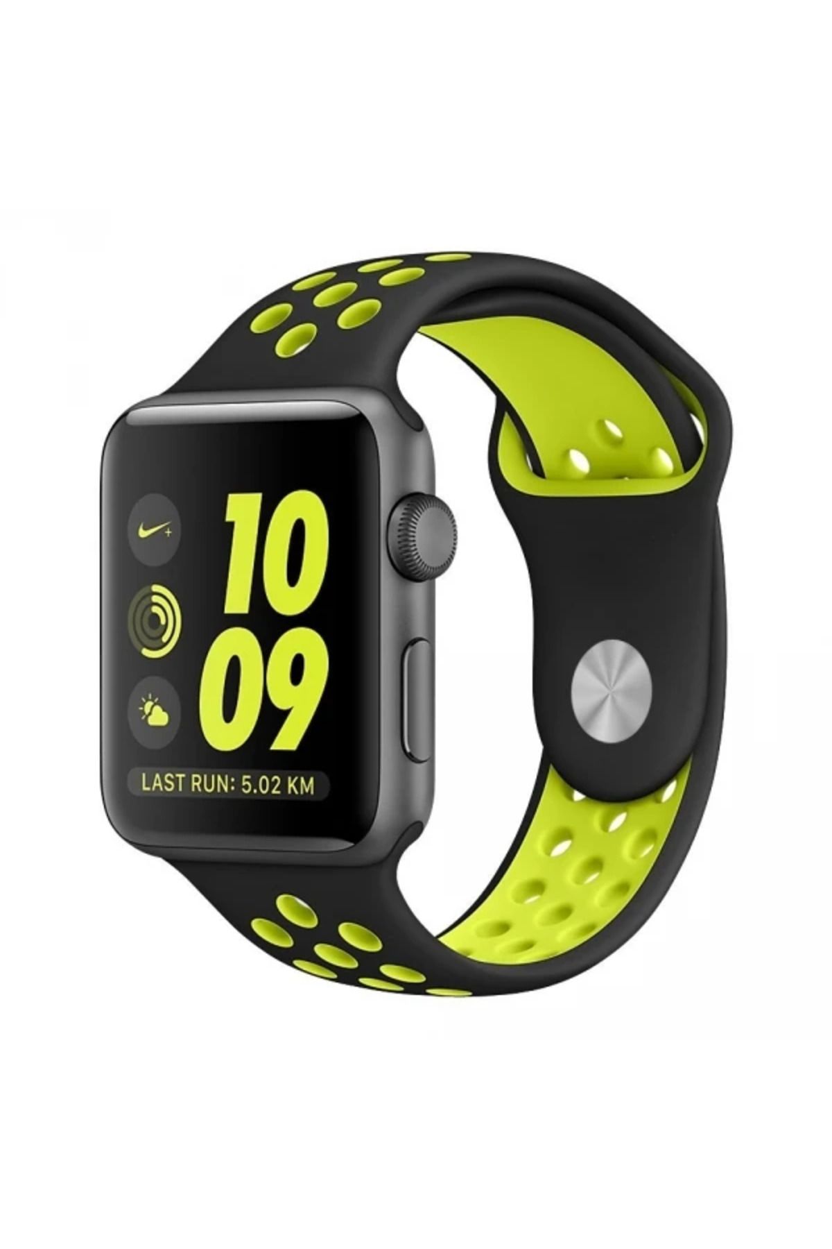 gizmurstore Ally Apple Watch 7-8 45mm 6-5-4 44mm Kayış Kordon Nike Style Soft Silikon 3-2-1 42 - GMS7473-5620