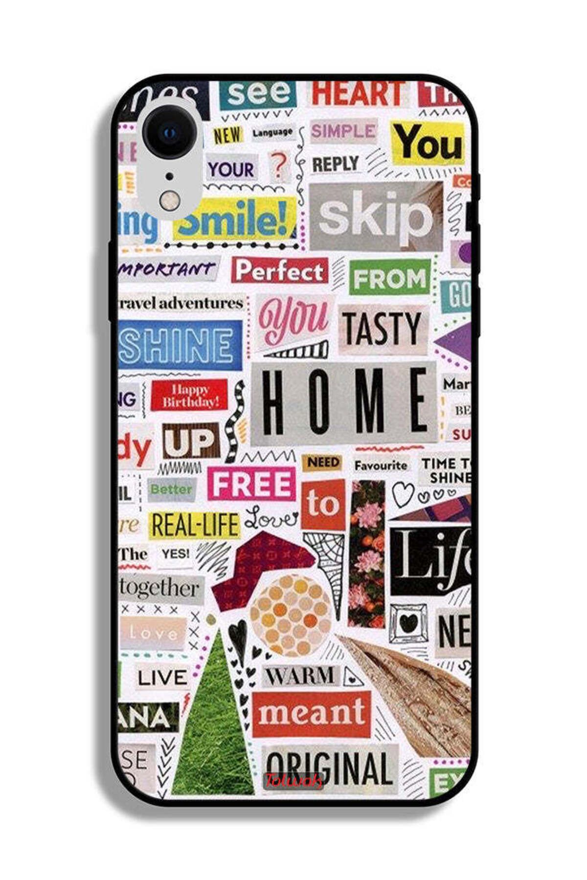 Tolwak-Apple iPhone XR Protective Case Meant Original Stickers 2