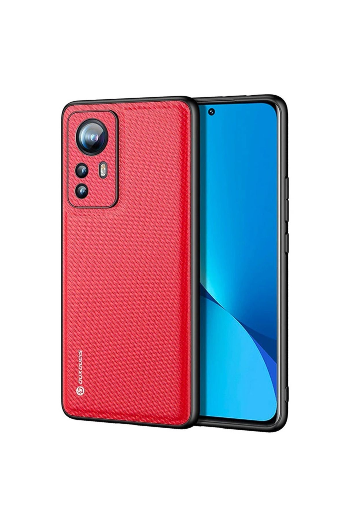 demila Dux Ducis Fino Serisi Xiaomi 12 - 12x Kılıf Premium Dokuma Silikon Kılıf-(5775) - MLA1542-4383