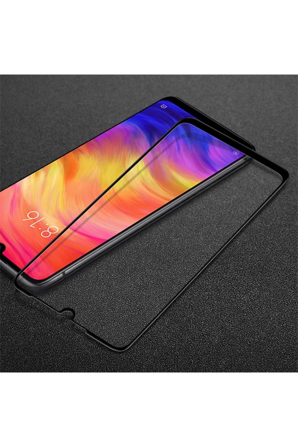 Marsilyan Xiaomi Redmi Note 7 Full Glue Tempered Full Cam Ekran Koruyucu-(5775) - MCT4236-6384