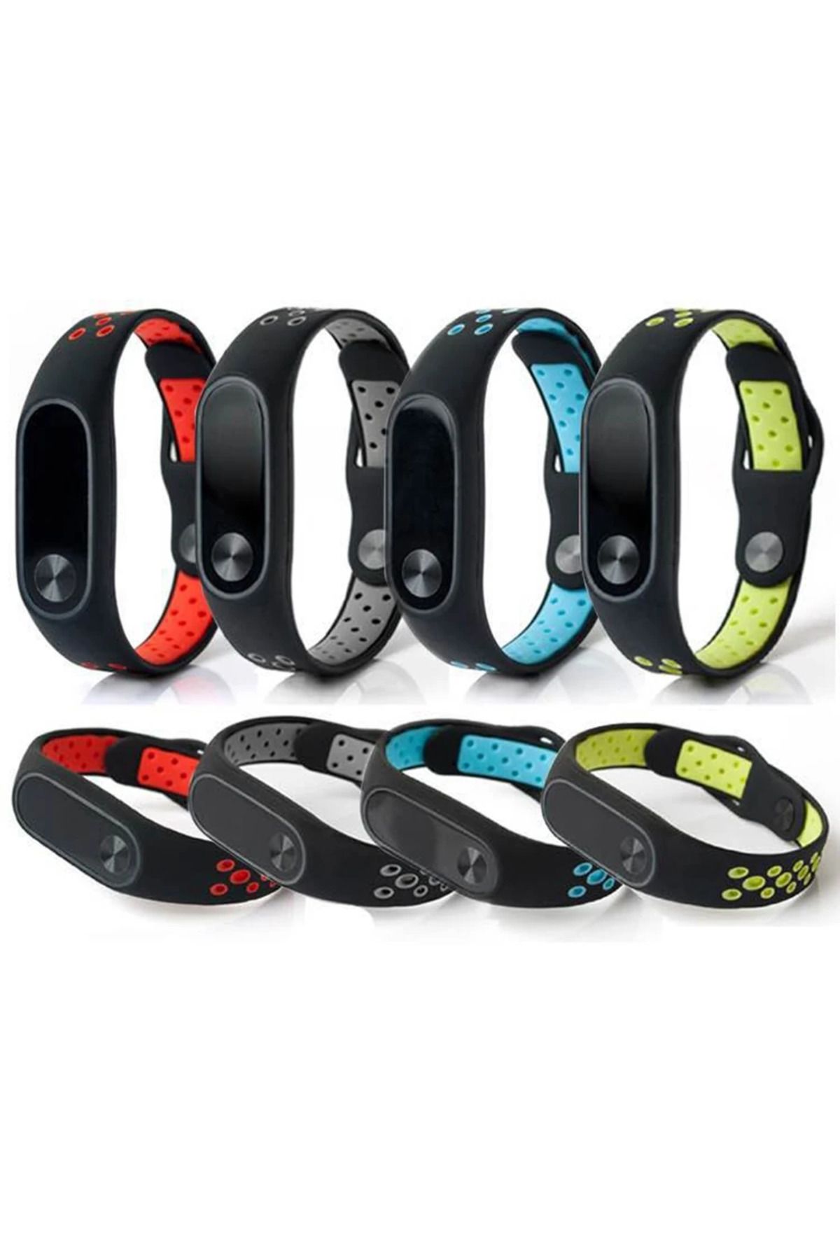 tgzm Xiaomi Mi Band 2 Nike Style Soft Silikon Kayış-(5775) - TGZ8435-6905