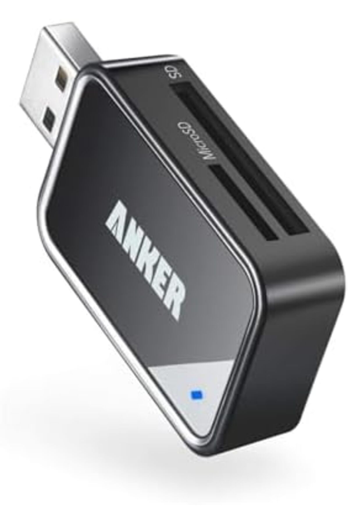Anker-2-in-1 SD Card Reader USB 3.0 by Anker for SDXC, SDHC, SD, MMC, RS-MMC, Micro SDXC, Micro SD, Micro 2