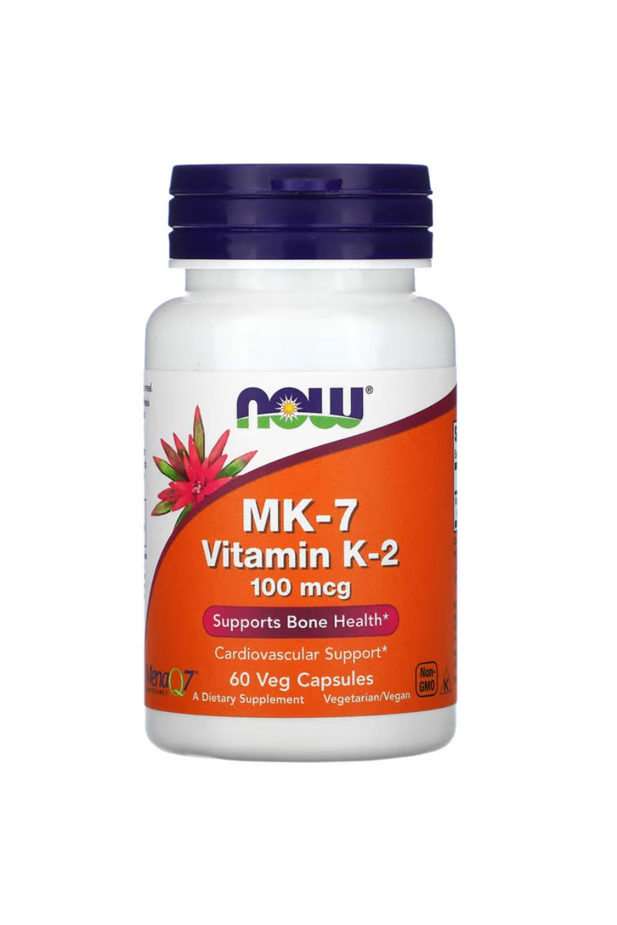 Now Foods , MK-7 Vitamin K-2, 100 mcg, 60 Veg Capsules