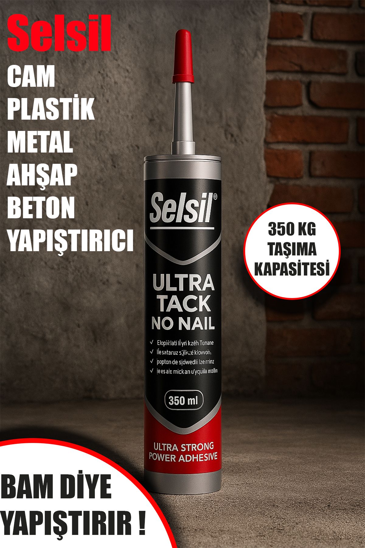 Selsil 🏡SELSİL ULTRA TACK NO NAİL MONTAJ YAPIŞTIRICI