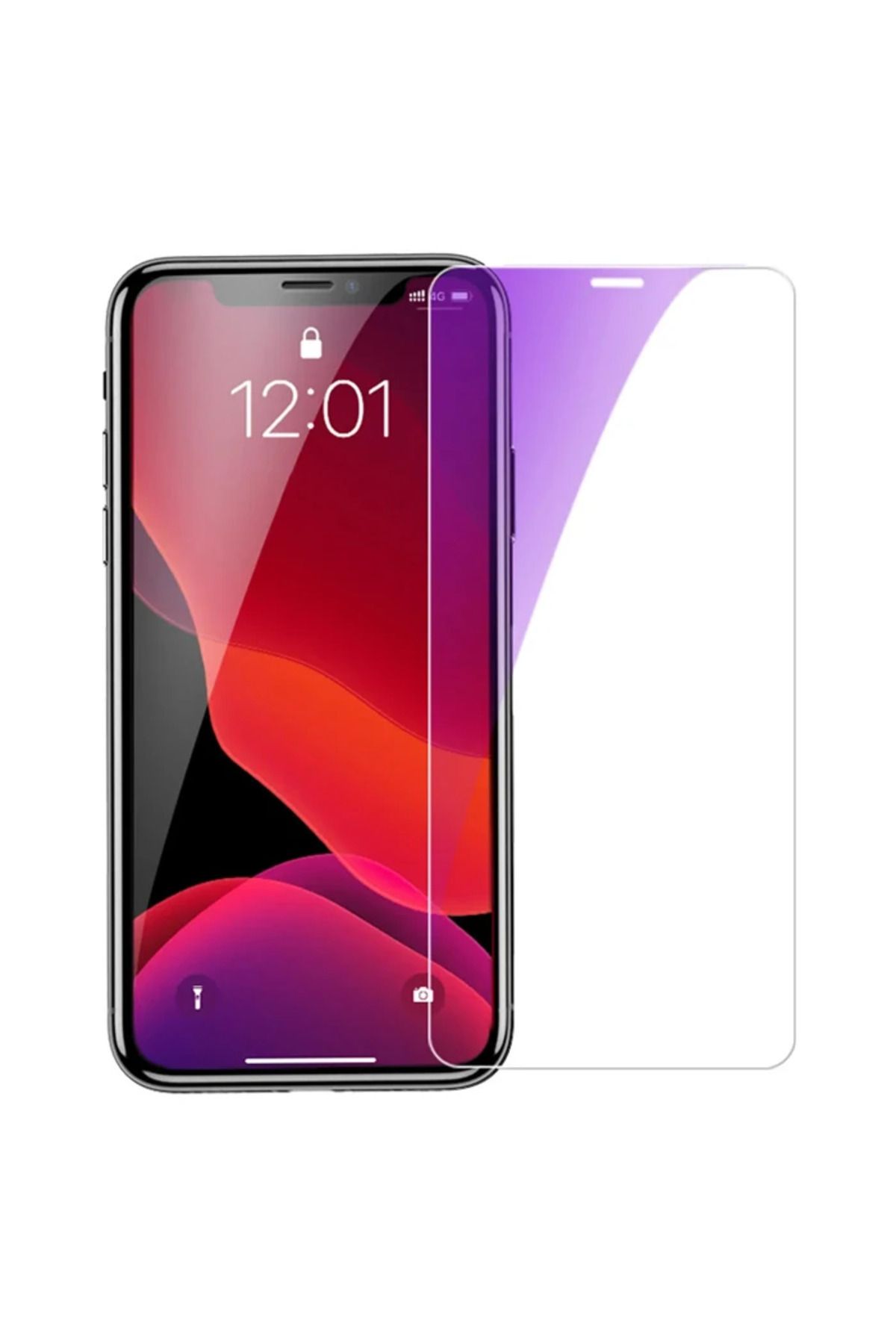 mudikonsept İPhone 11 Pro- X-XS 0.15mm Full Tempered AntiBlue Light Ekran Koruyucu 2 Adet Set-( - MDE6813-5036