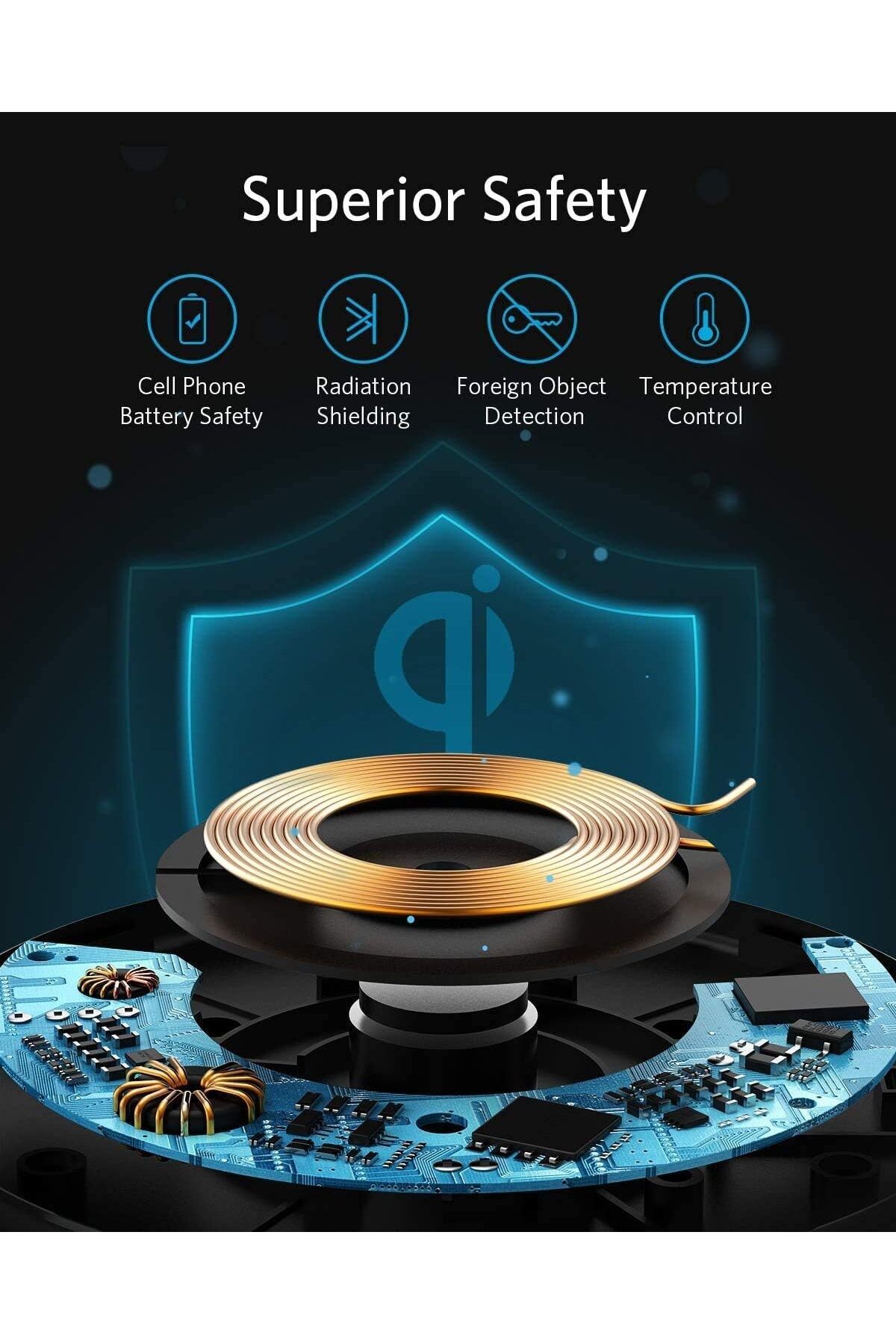 Anker-PowerWave Wireless Charger with Qi Certification, 10W Max 6