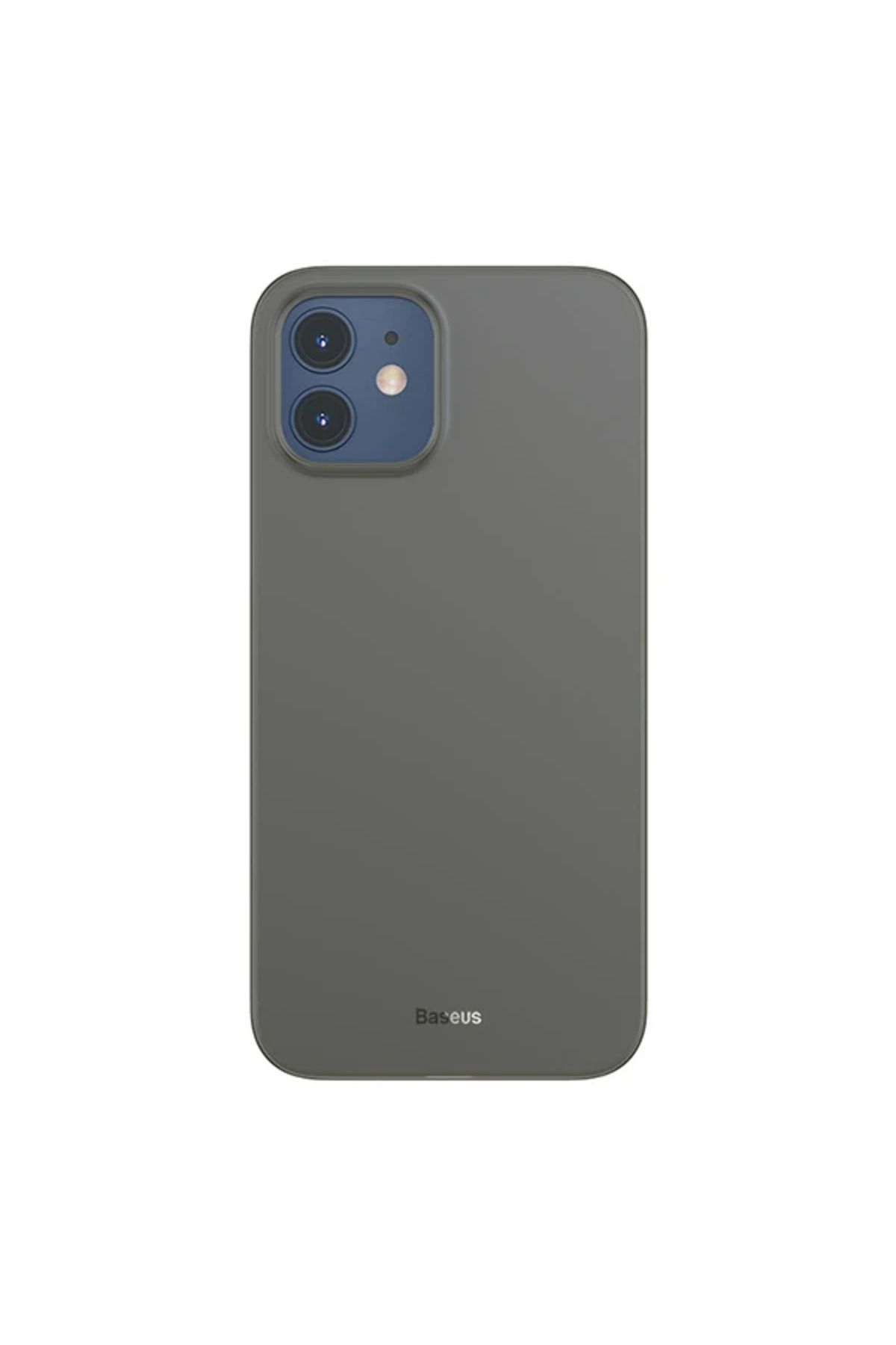 mudikonsept Wing Case İPhone 12 6.1 Kılıf Ultra İnce Lux Mat Şeffaf Kılıf-(5775) - MDE8100-3491