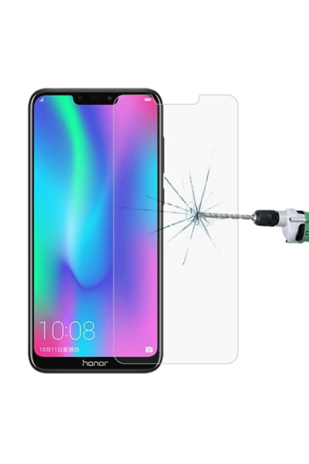 ONE Huawei Honor 8c Tempered Kırılmaz Cam Ekran Koruyucu-(5775) - CDY5633-8104