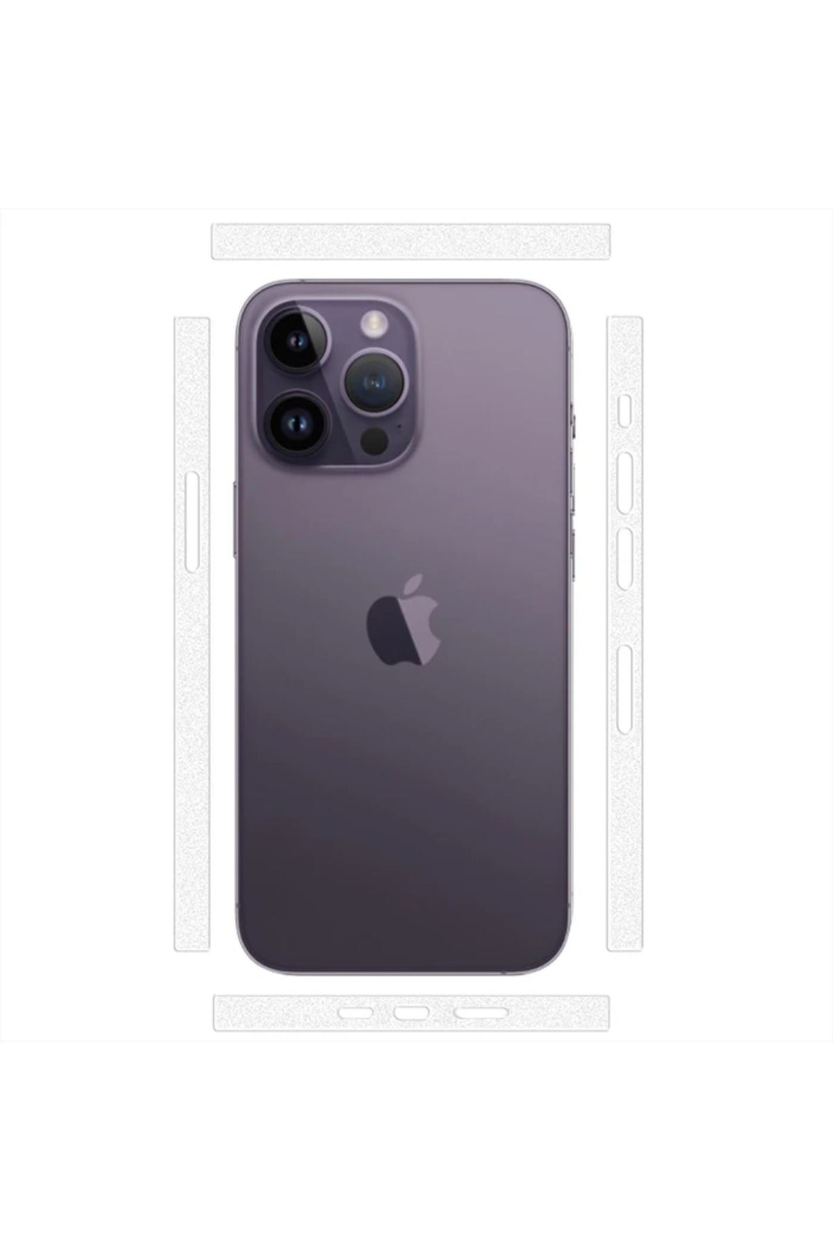Marsilyan ALLY iPhone 14 Pro Hidrojel Hayalet Yan Alt Üst Kaplama Koruyucu Film-(5775) - MCT4425-8474
