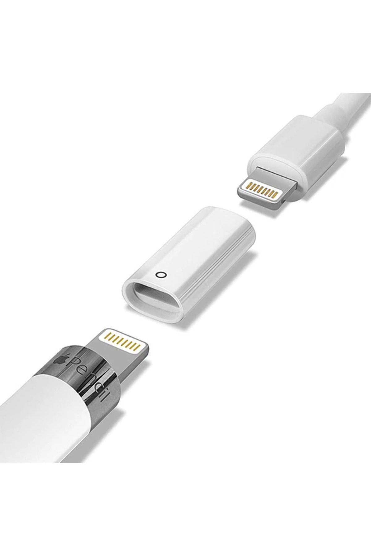 Marsilyan Ally Apple Pen Pencil Kalem Usb Şarj Cihazı Lightning Adaptörü-(5775) - MCT1179-6686