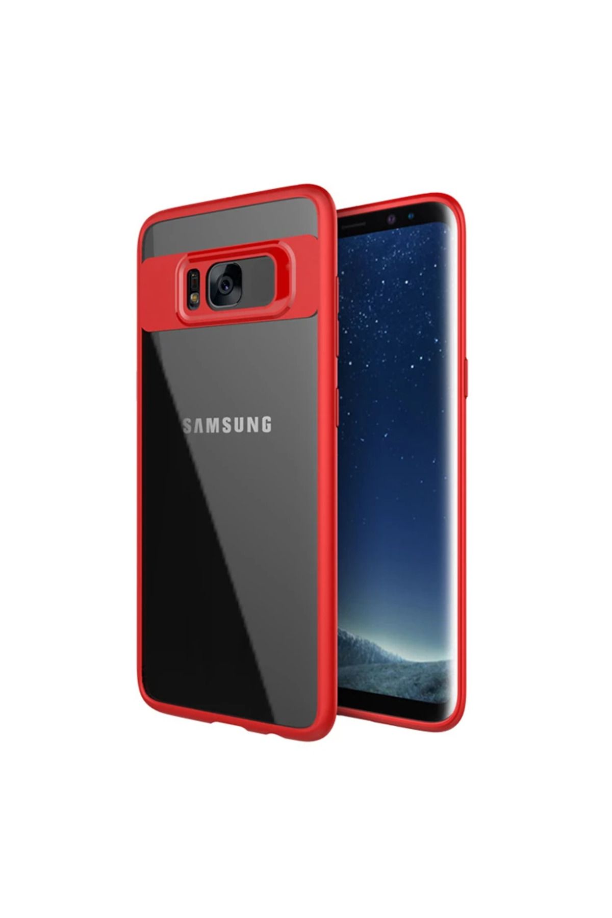 ONE Ally Galaxy S8+ Plus Ultra Slim Trasparan Premium Silikon Kılıf-(5775) - CDY6544-6317