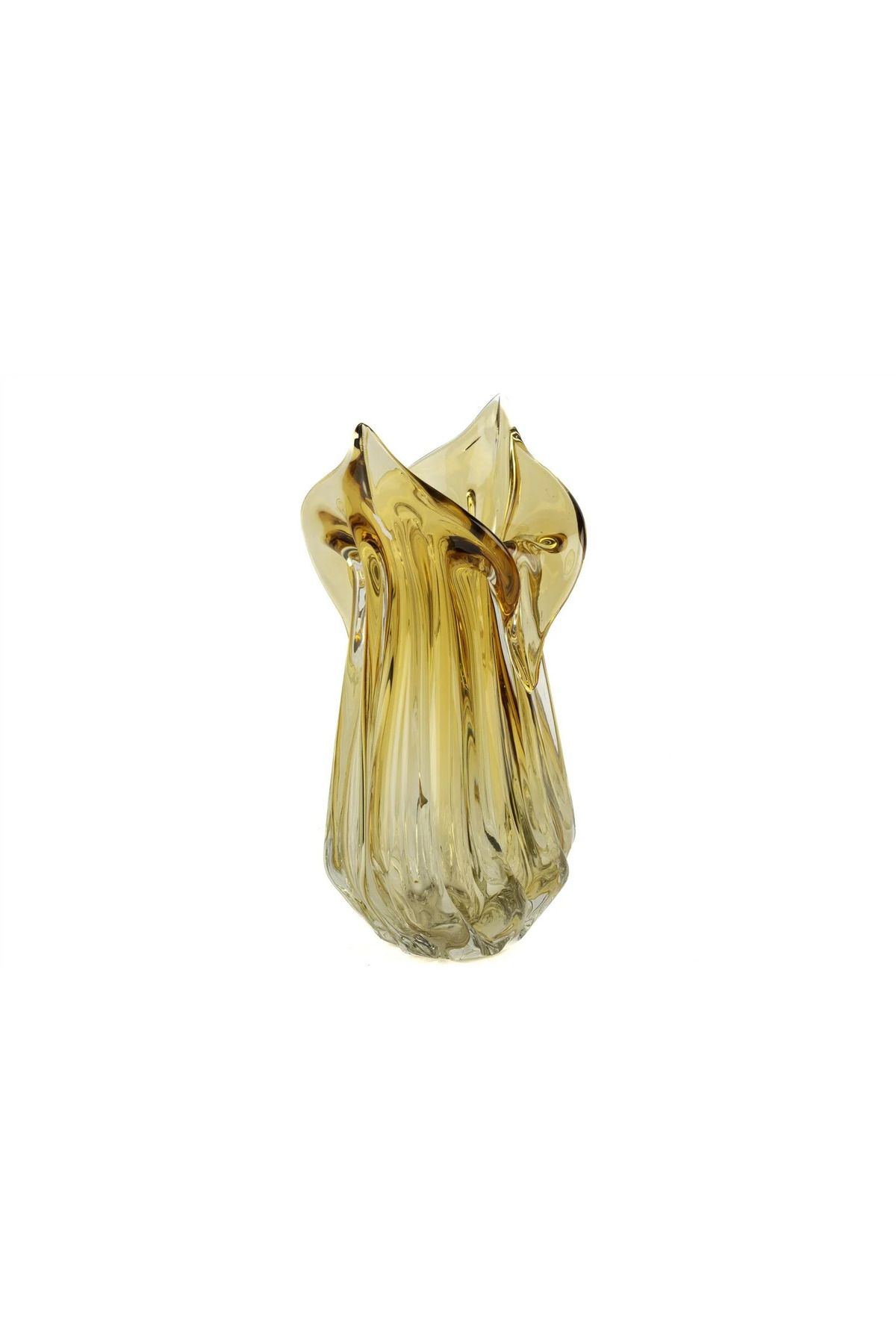 Mikasa Moor Amber Lale Cam Vazo 17x37cm