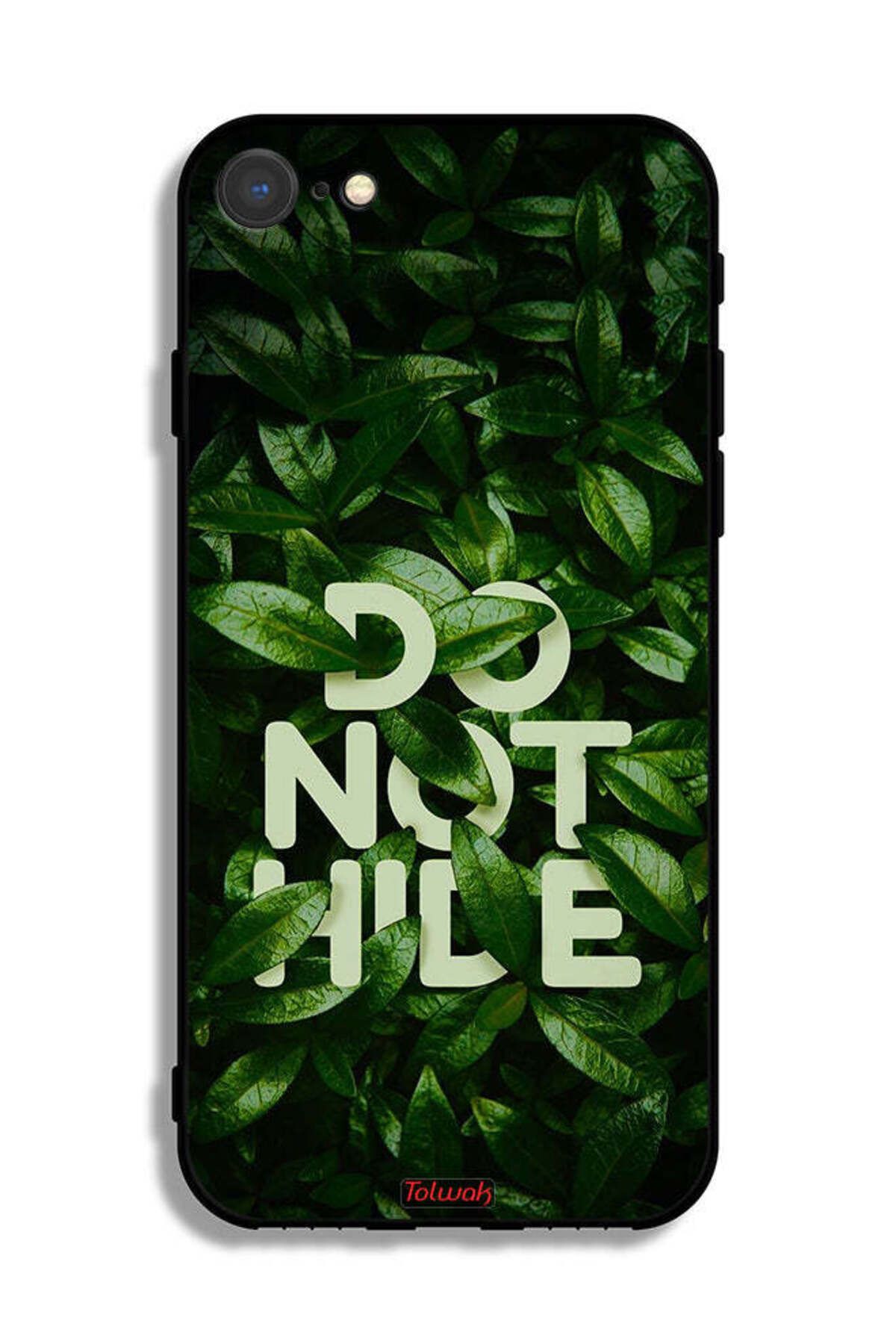 Tolwak-Apple iPhone SE (2020) Protective Case Do Not Hide 2
