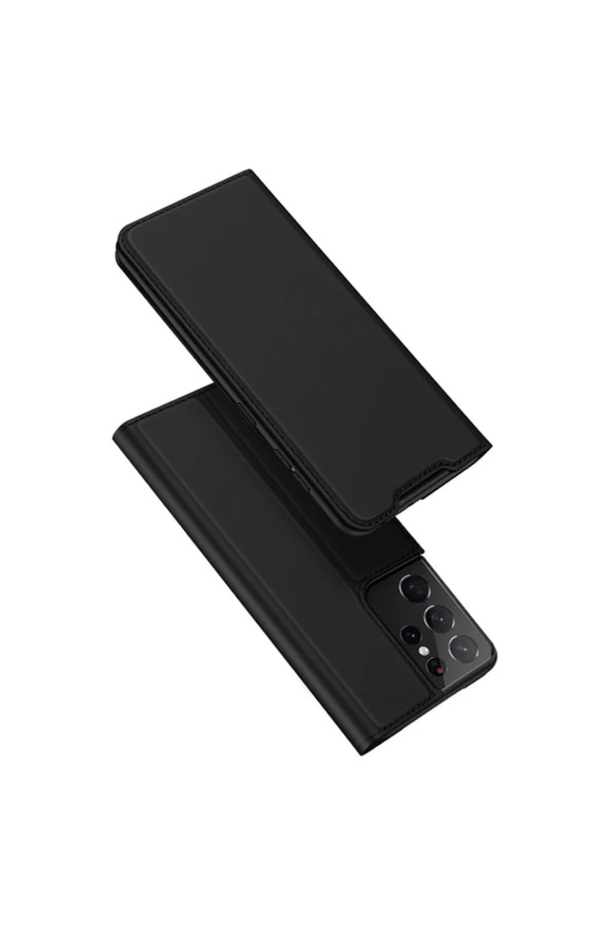 demila Dux Ducis SM Galaxy S21 Ultra Kılıf Flip Cover Kılıf SkinPro Series-(5775) - MLA7382-5168