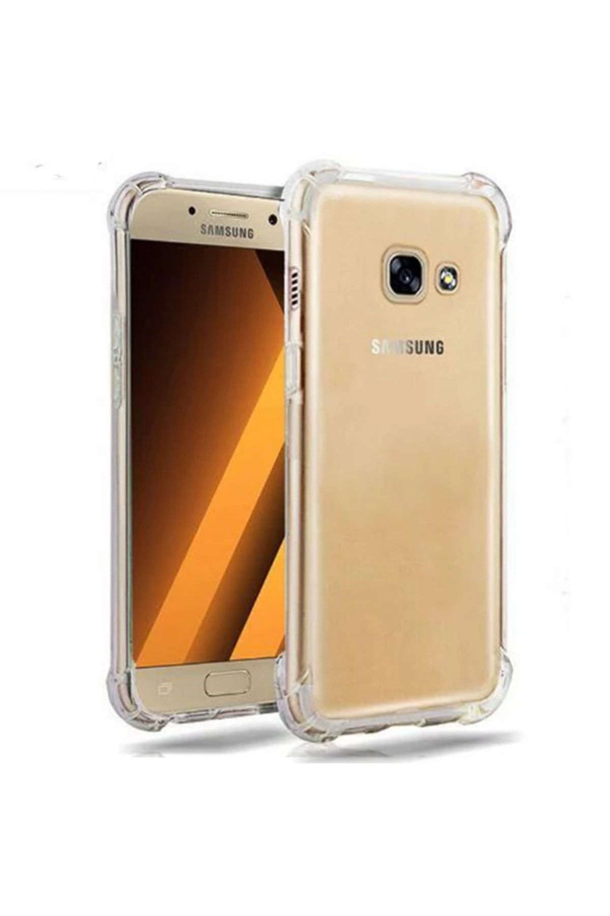 Draco Ally Samsung Galaxy J5 Prime Darbe Emici Şeffaf Silikon Kılıf-(5775) - DRCO1122-8286