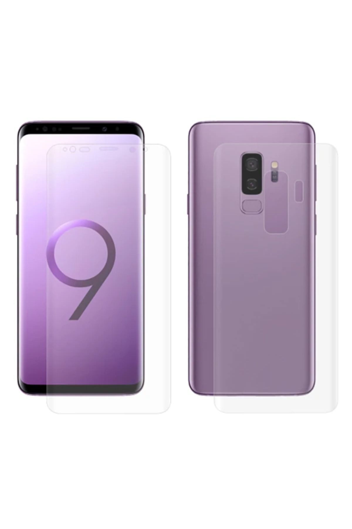 mudikonsept Gor Galaxy S9+plus Uyumlu 3d Ön Arka Darbe Emici Full Pet Koruyucu-(5775) - MDE7467-9582