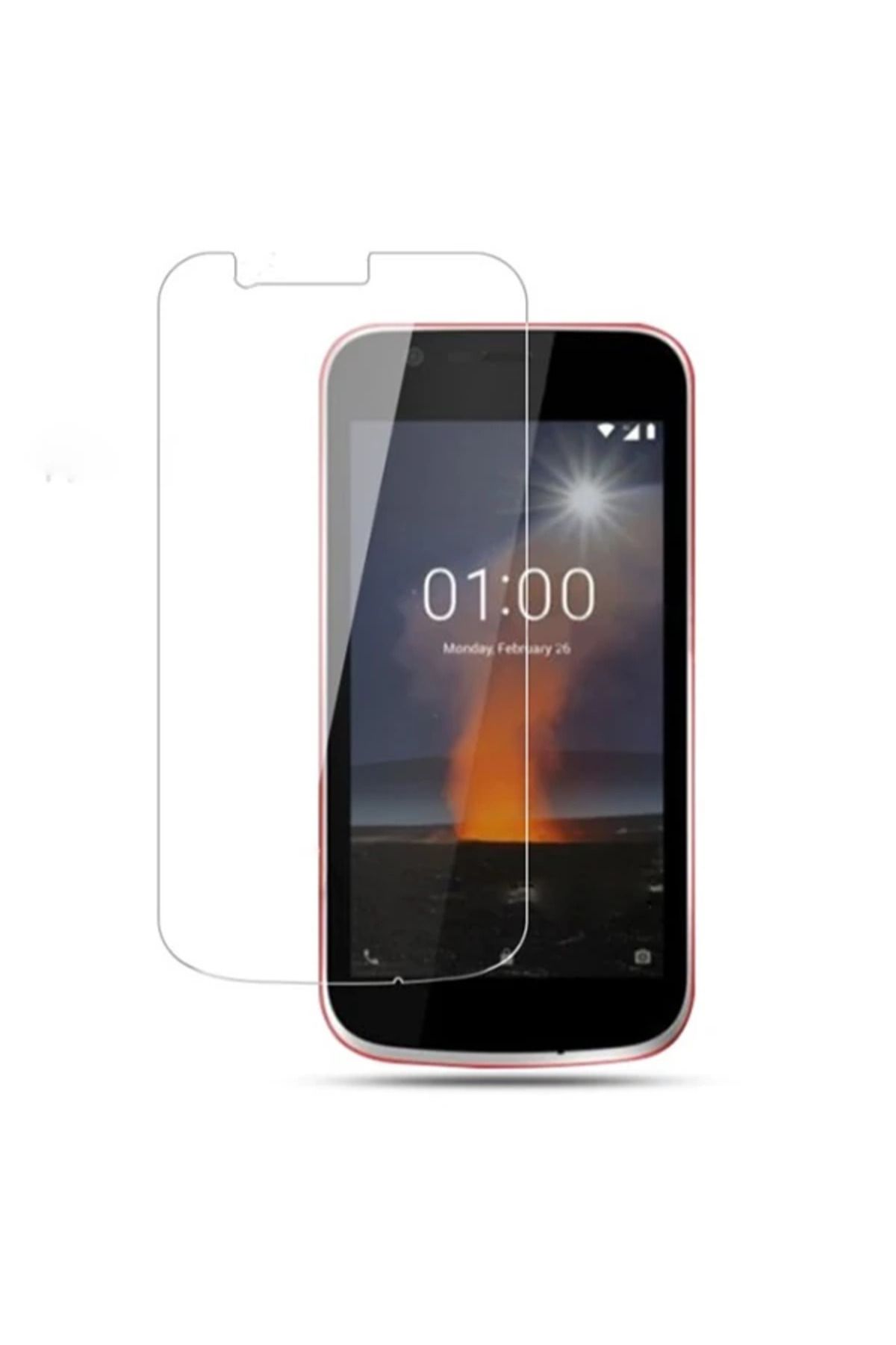 mudikonsept Nokia 1 N1 Kırılmaz Cam Ekran Koruyucu-(5775) - MDE9920-1732