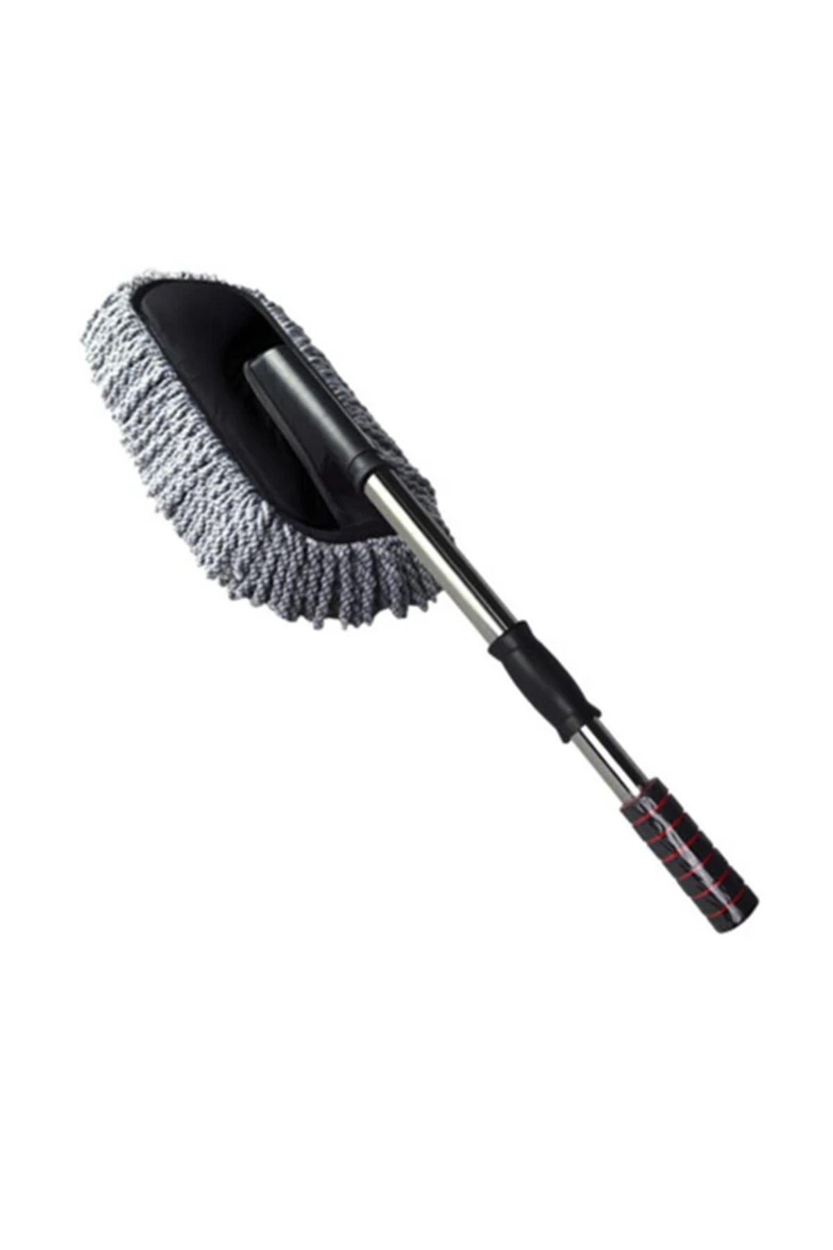 mudikonsept ALLY Mikrofiber Püsküllü Araba Yıkama Temizleme Fırçası Toz Alma Fırçası-( - MDE4218-1380