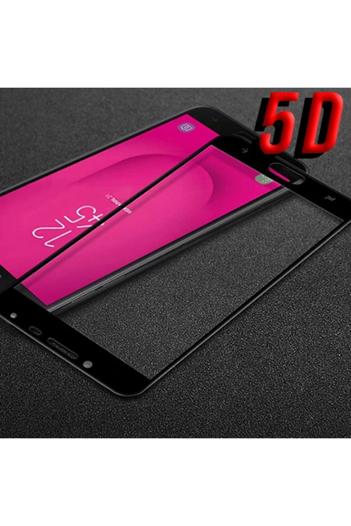 Marsilyan Ally Galaxy J4 2018 5D Kavisli Full Cam Ekran Koruyucu-(5775) - MCT1102-6151