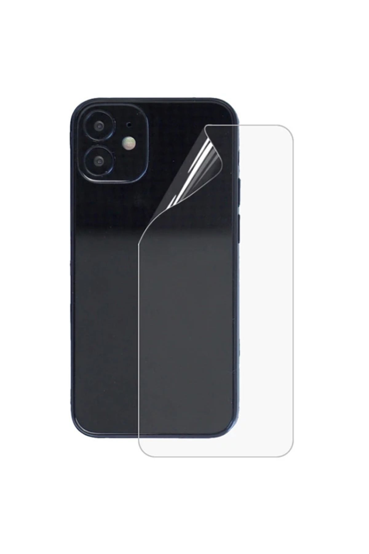 Marsilyan İPhone 12 Mini Membran Nano Hidrojel Film Arka Koruyucu hayalet Arka Koruyucu-(5775 - MCT3082-9766