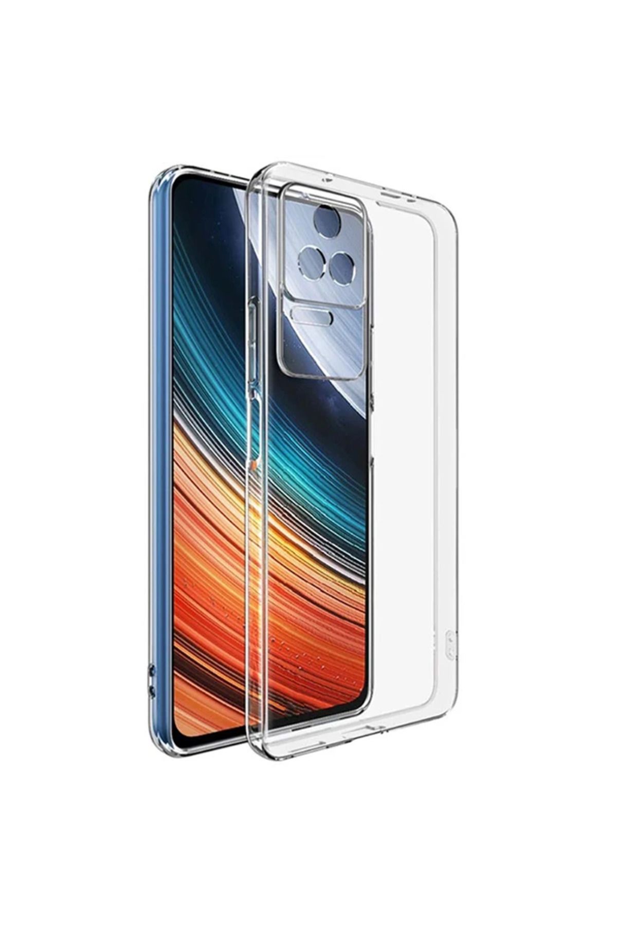 demila Ally Xiaomi Redmi K40S Kılıf Kamera Korumalı Ultra İnce Şeffaf Silikon Kılıf- - MLA5603-9842