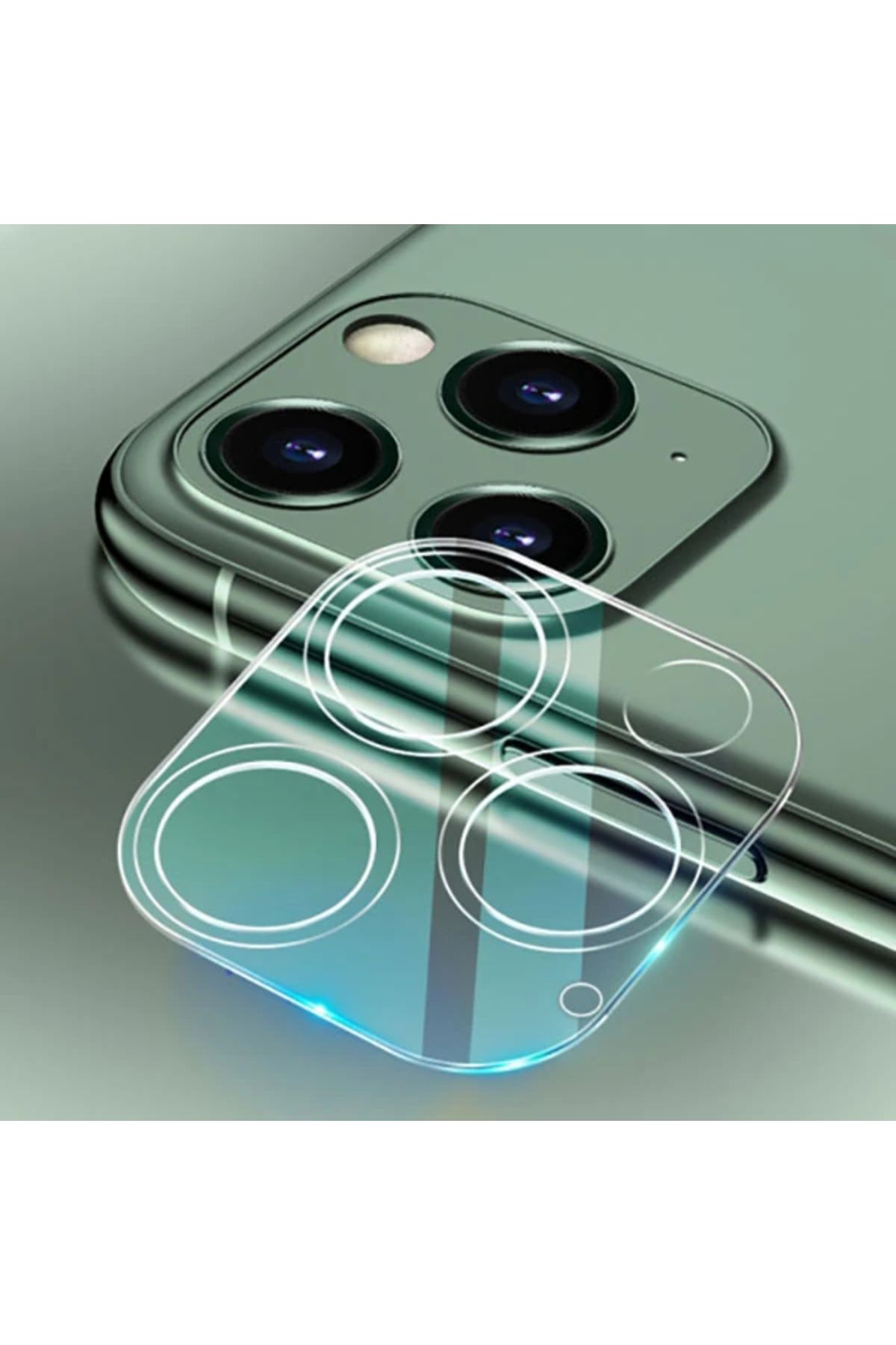 Marsilyan iPhone 12 6.1 Pro Full Tempered Kamera Koruyucu Kırılmaz Cam-(5775) - MCT9915-7252