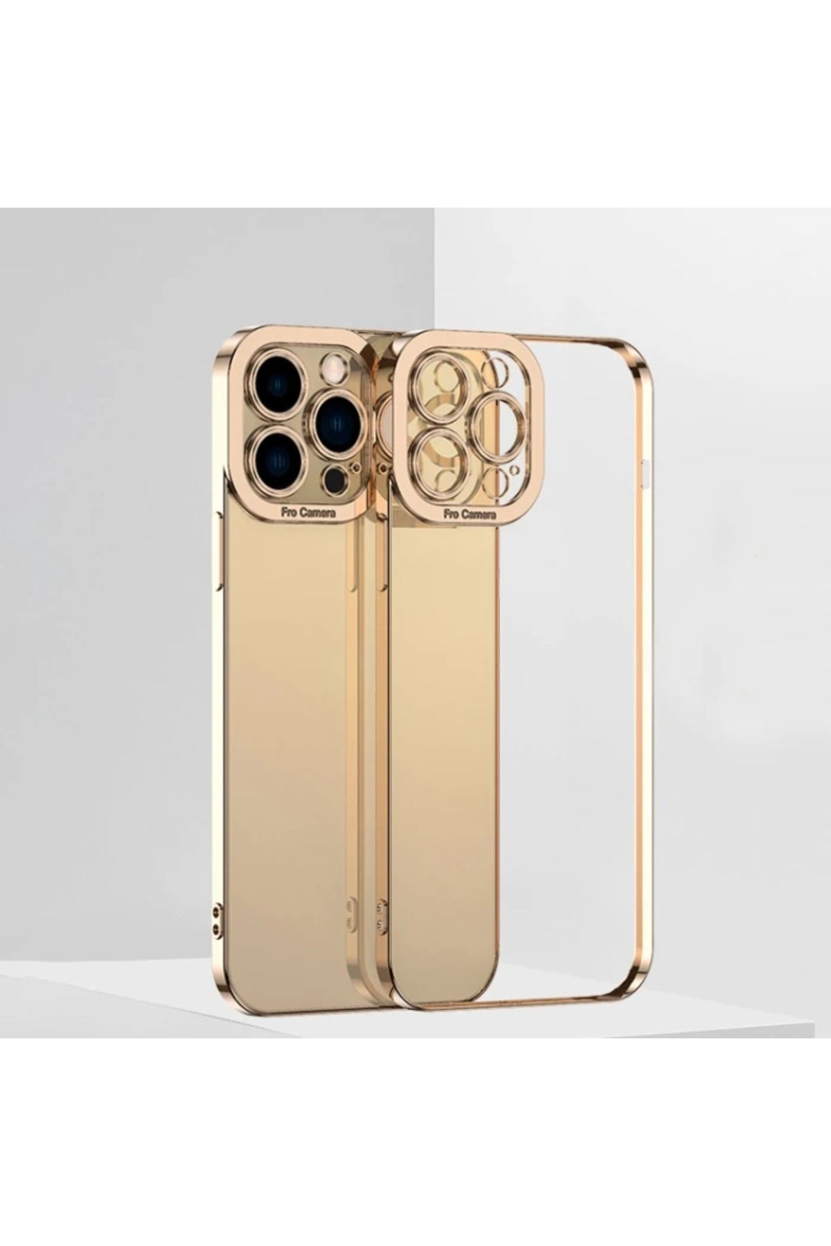 LaCend ALLY Fashion Series iPhone 12 Pro Kılıf Renkli Kenar Lazer Çerçeveli Silikon Kı - LC5707-3553