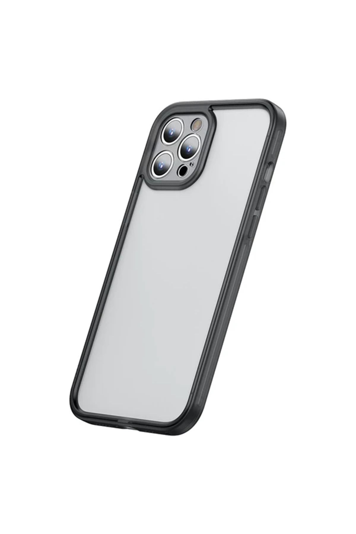 mudikonsept iPhone 12 Pro Max Kamera Lens Koruyuculu Frame Kılıf-(5775) - MDE3404-2177
