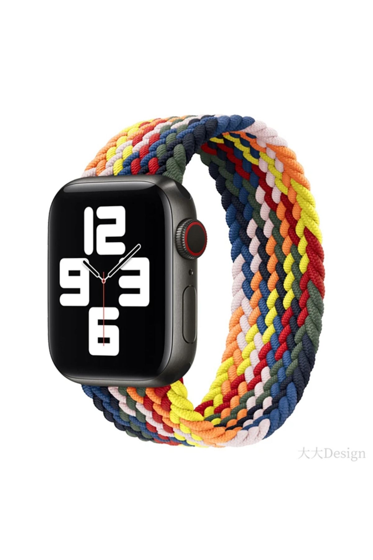 Marsilyan Ally Apple Watch 7-8 45mm 6-5-4 44mm Watch Ultra 49mm Single loop Plastik Kayış Ko - MCT3830-9791