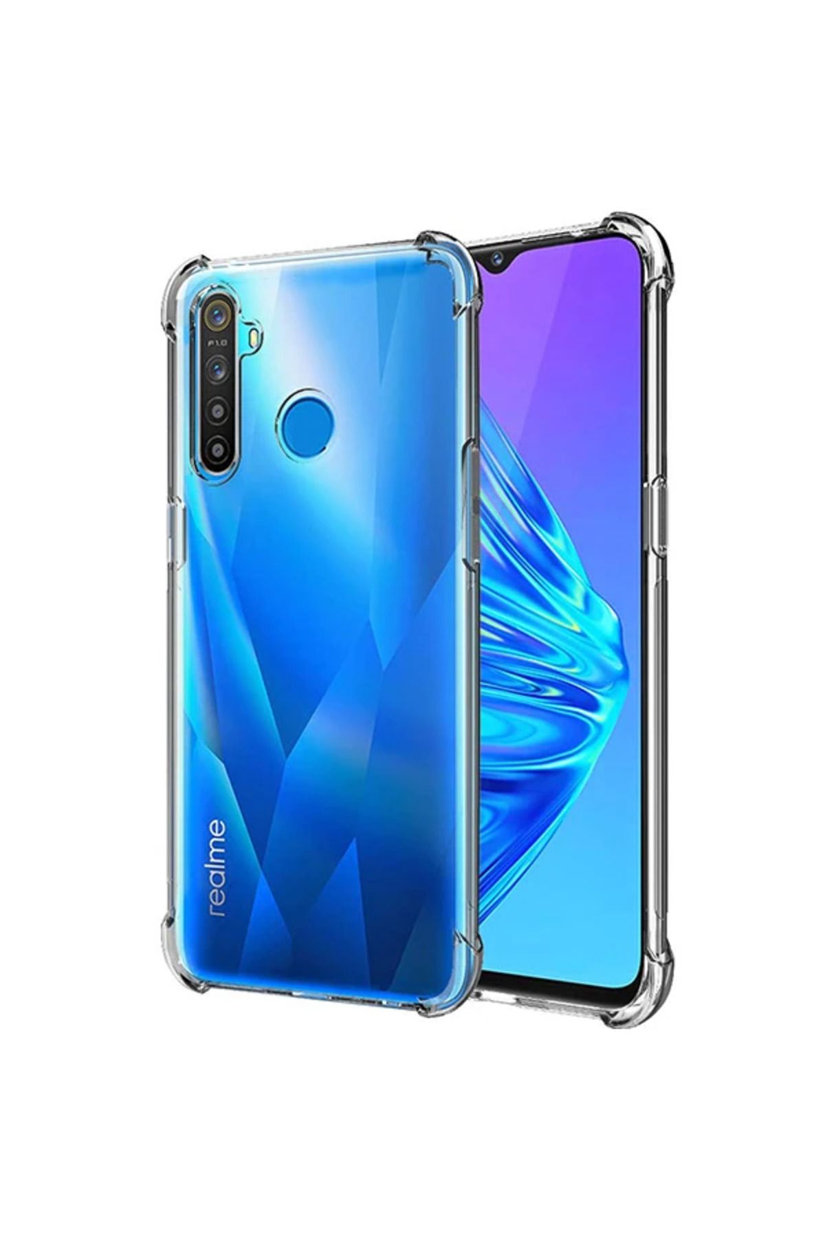 TTK ART ALLY Oppo Realme 5i Anti-Drop Silikon Kılıf Shockproof Kılıf-(5775) - Ttkteknoloji1820-7924
