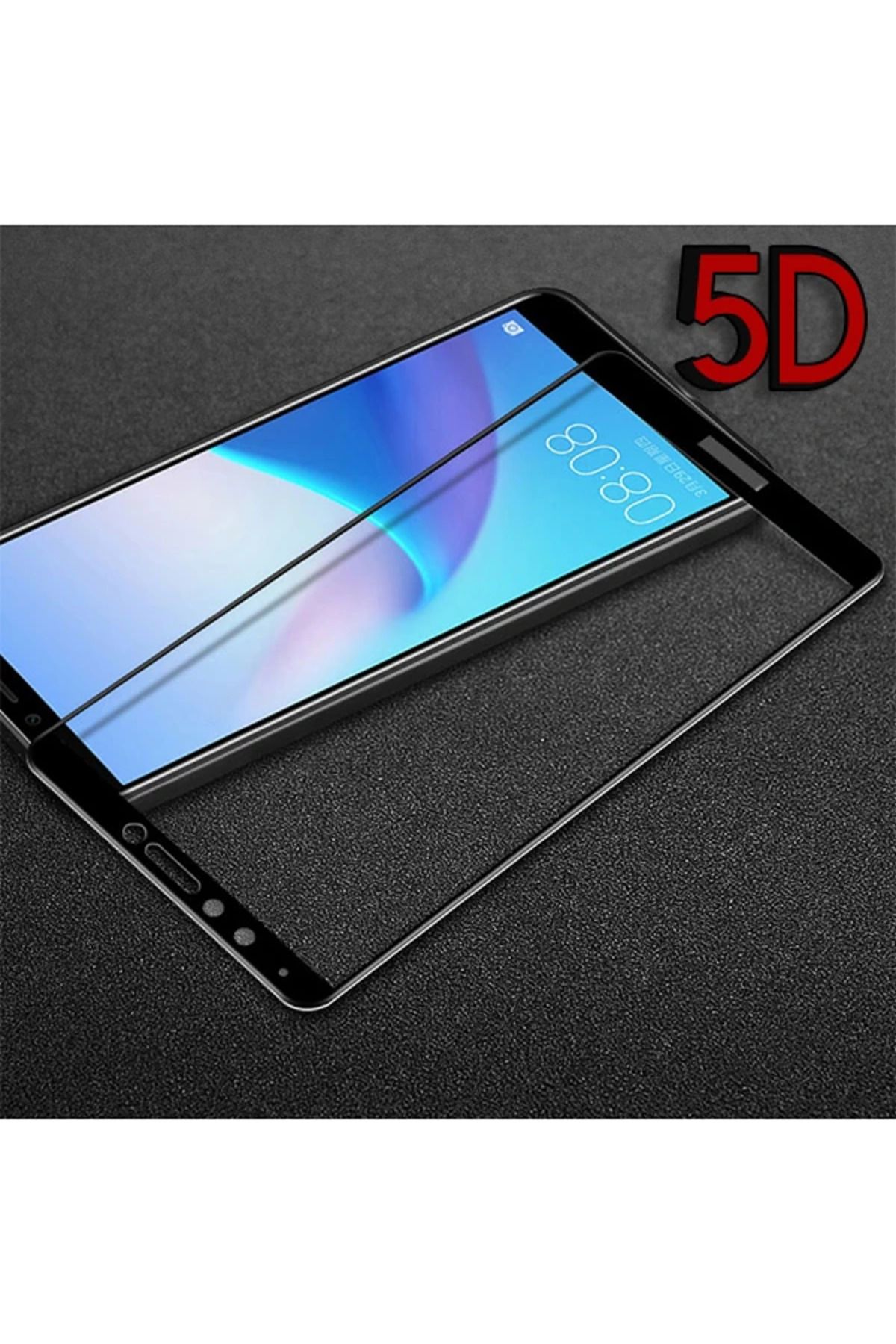 Marsilyan Huawei Y9 2018 Enjoy 8 Plus 5d Full Cam Ekran Koruyucu-(5775) - MCT3974-1825