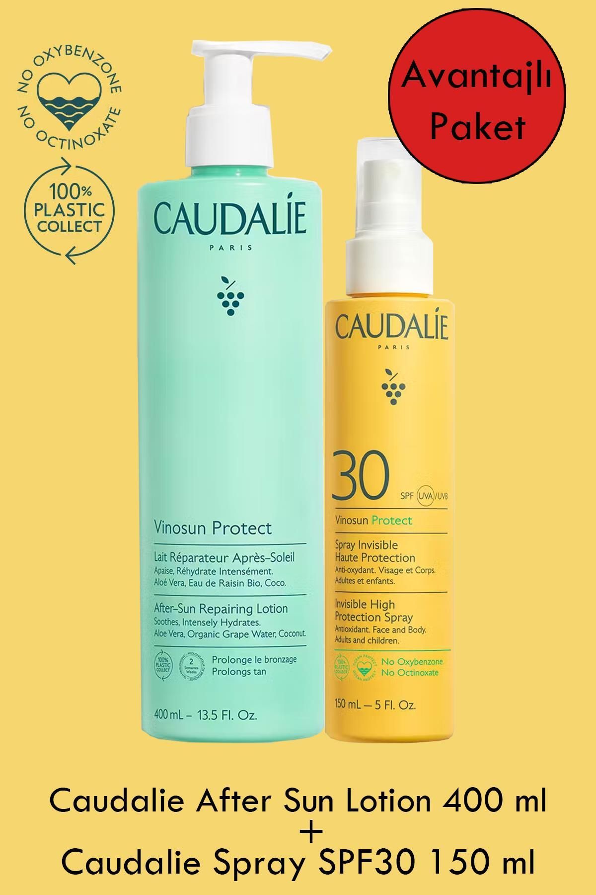 Caudalie High Protection Spray SPF30 150 ml + Caudalie After Sun Repairing Lotion 400 ml