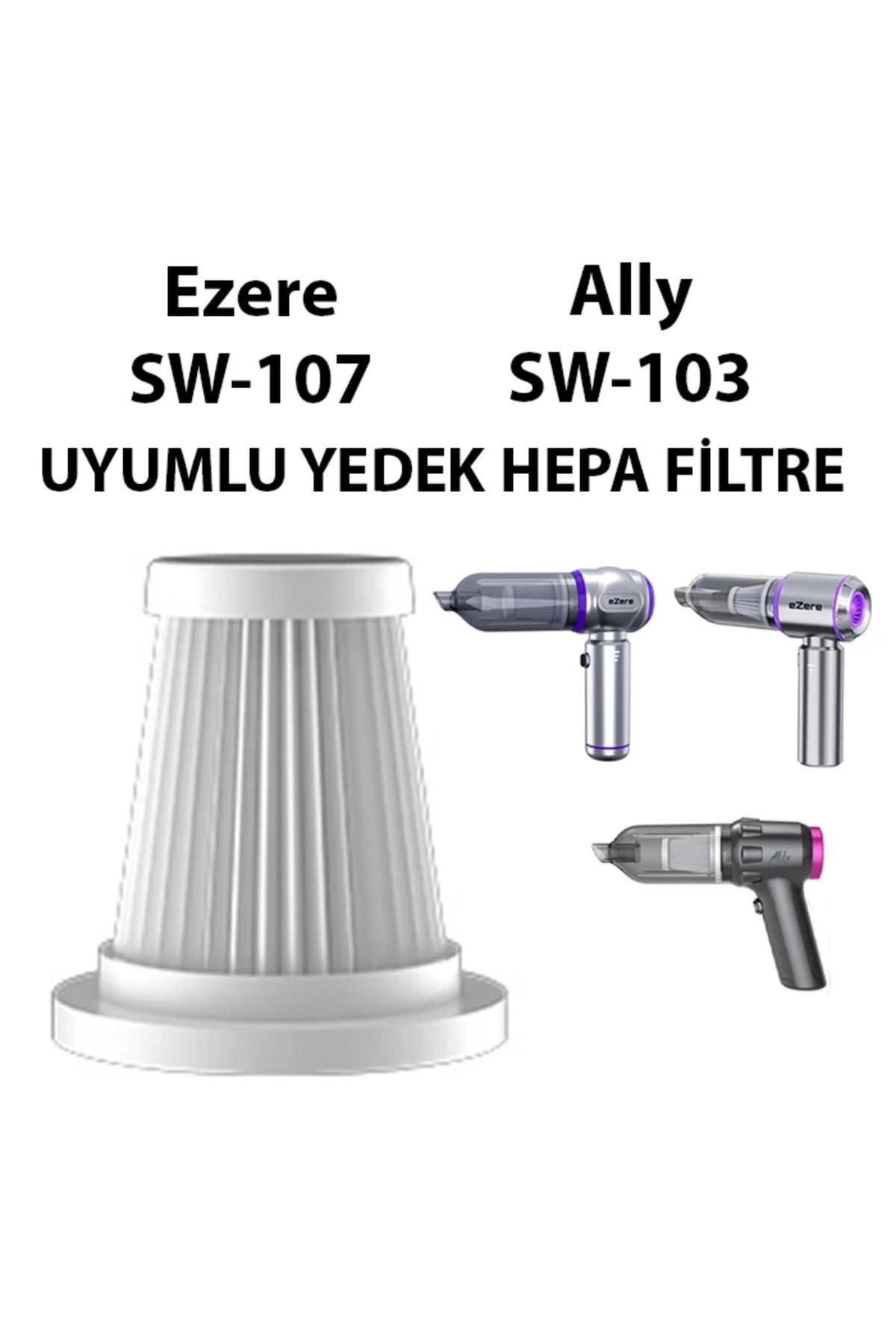 mudikonsept Ezere SW-107 ve Ally SW-103 ile Uyumlu Yedek Filtre-(5775) - MDE3141-9099