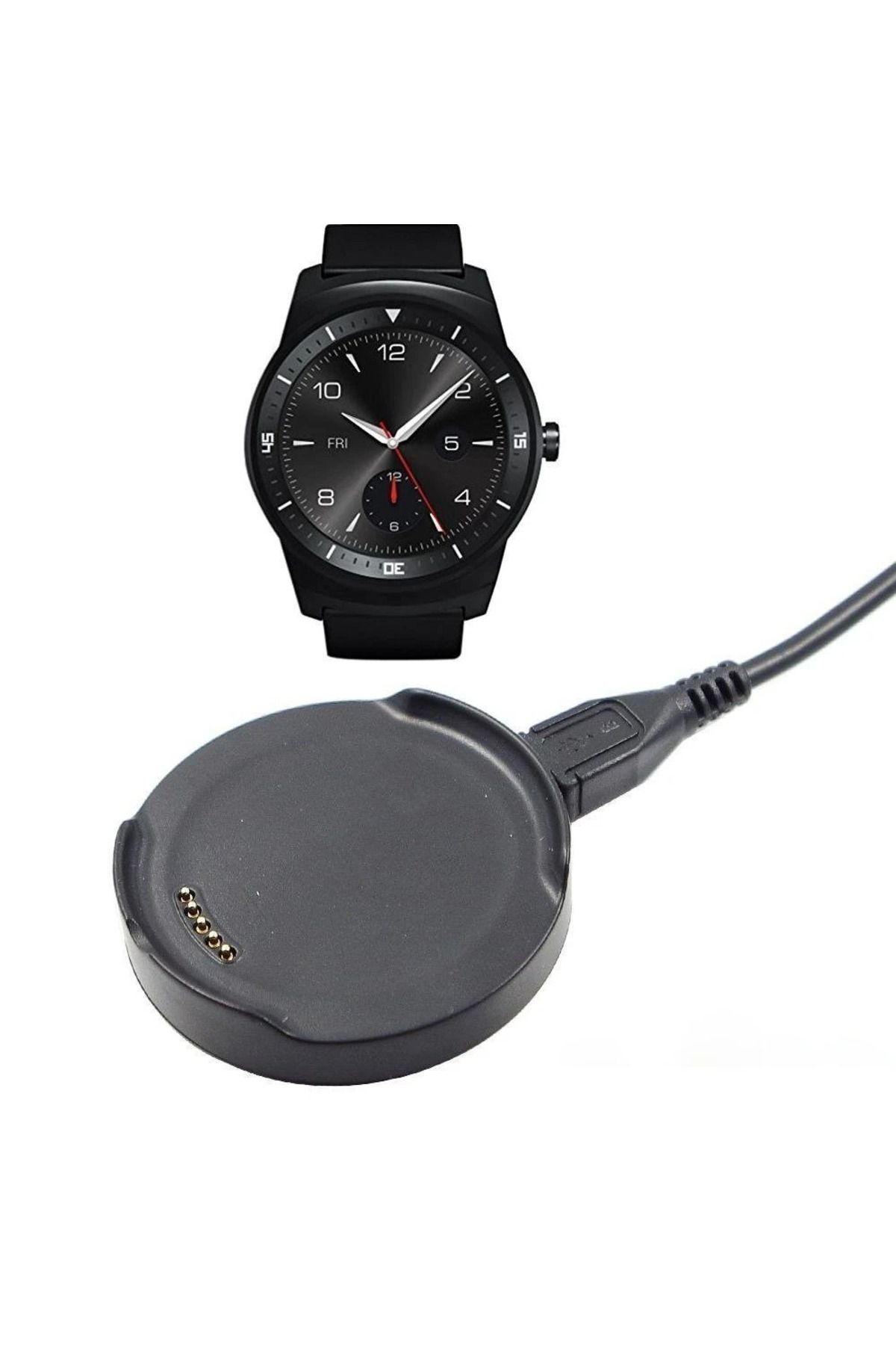 gizmurstore Lg G Watch R W110 Şarj Kablosu Cihaz Kiti-(5775) - GMS6642-8861