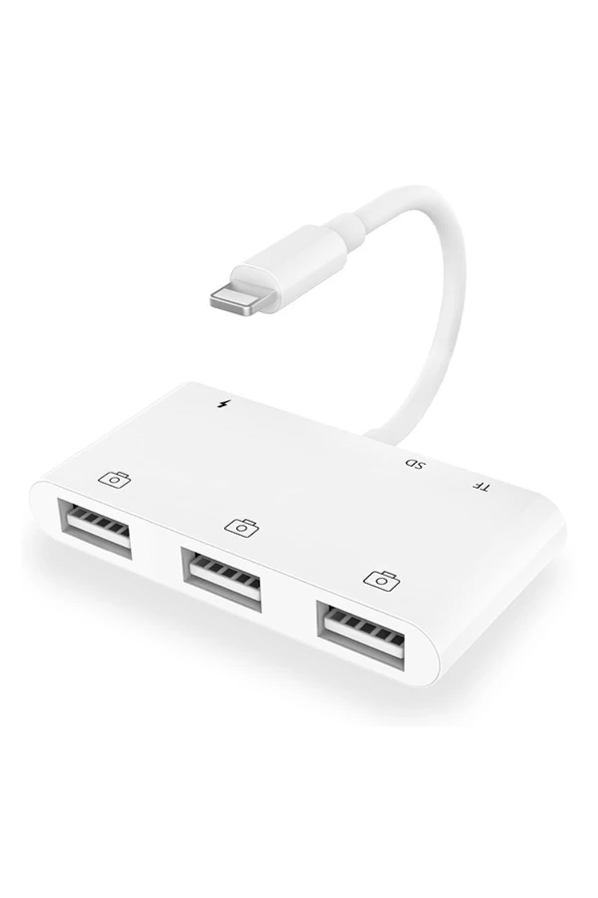 Marsilyan Ally İPhone Lightning To TfSd Card Reader Usb 3.Kamera Adaptörü-(5775) - MCT6408-1255