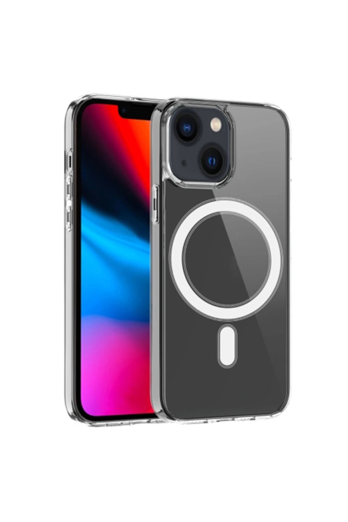 demila ALLY iPhone 14 6.1inç Magsafe Uyumlu Manyetik Sert Silikon Kılıf-(5775) - MLA1716-6861