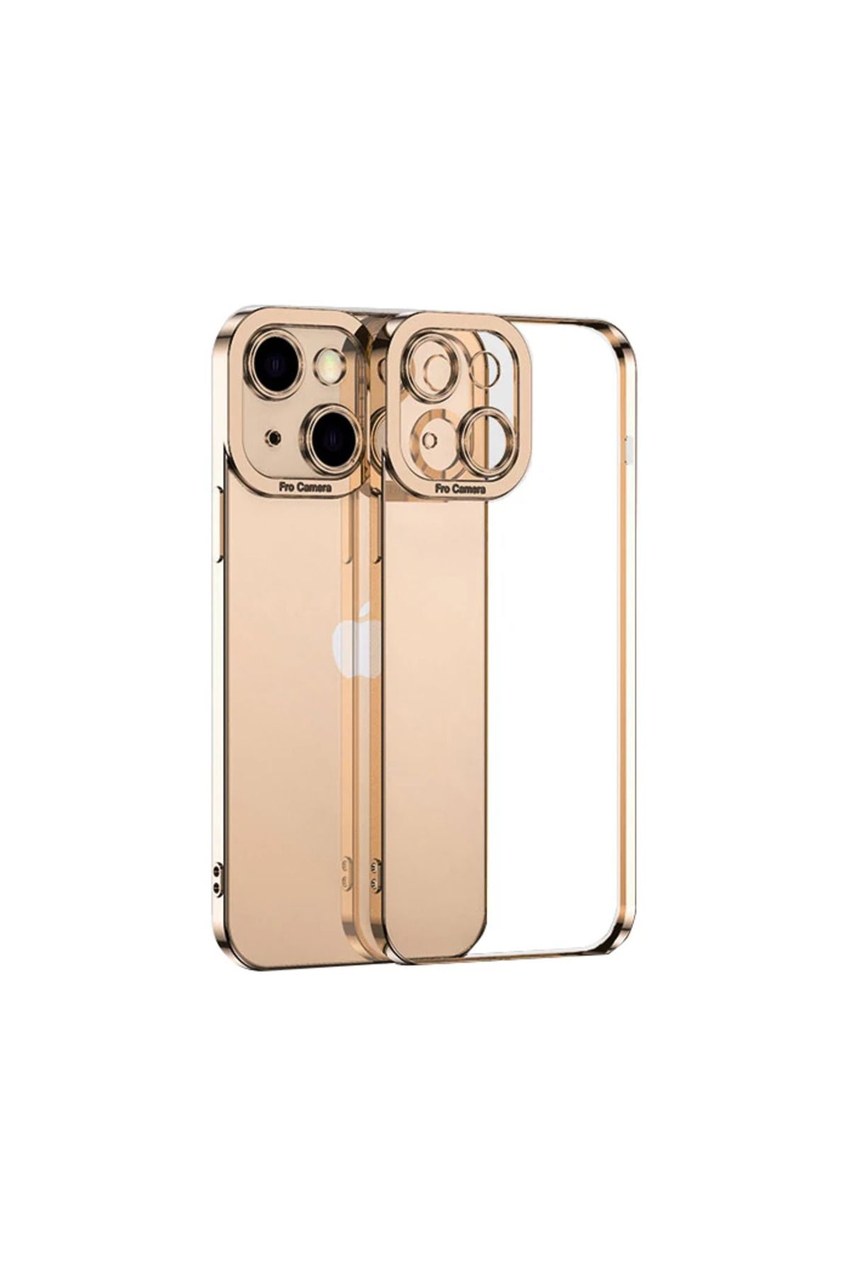 Marsilyan ALLY Fashion Series iPhone 13 Mini 5.4inç Kılıf Renkli Kenar Lazer Çerçeveli Si - MCT1239-8570