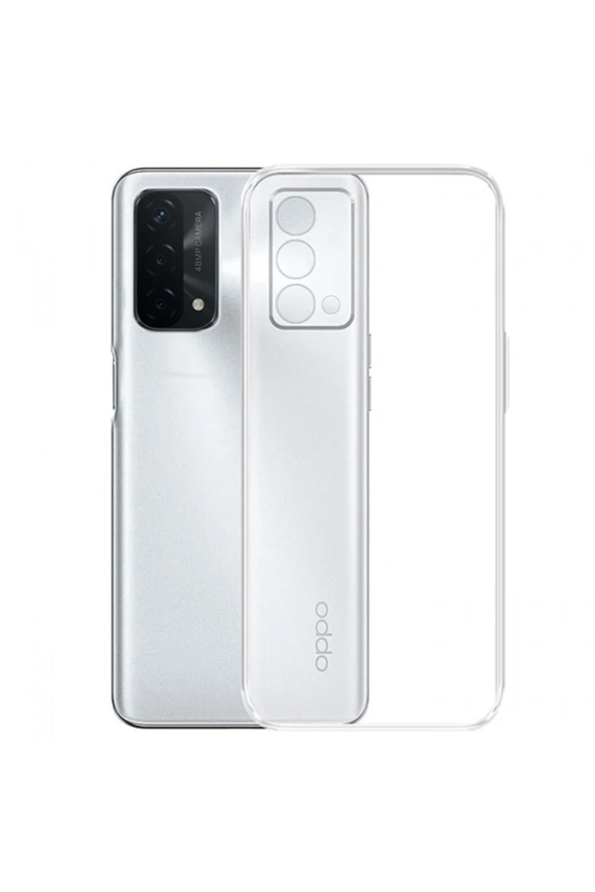 Marsilyan ALLY OPPO A93 5G Kamera Lens Korumalı Şeffaf Silikon Kılıf-(5775) - MCT8449-4196
