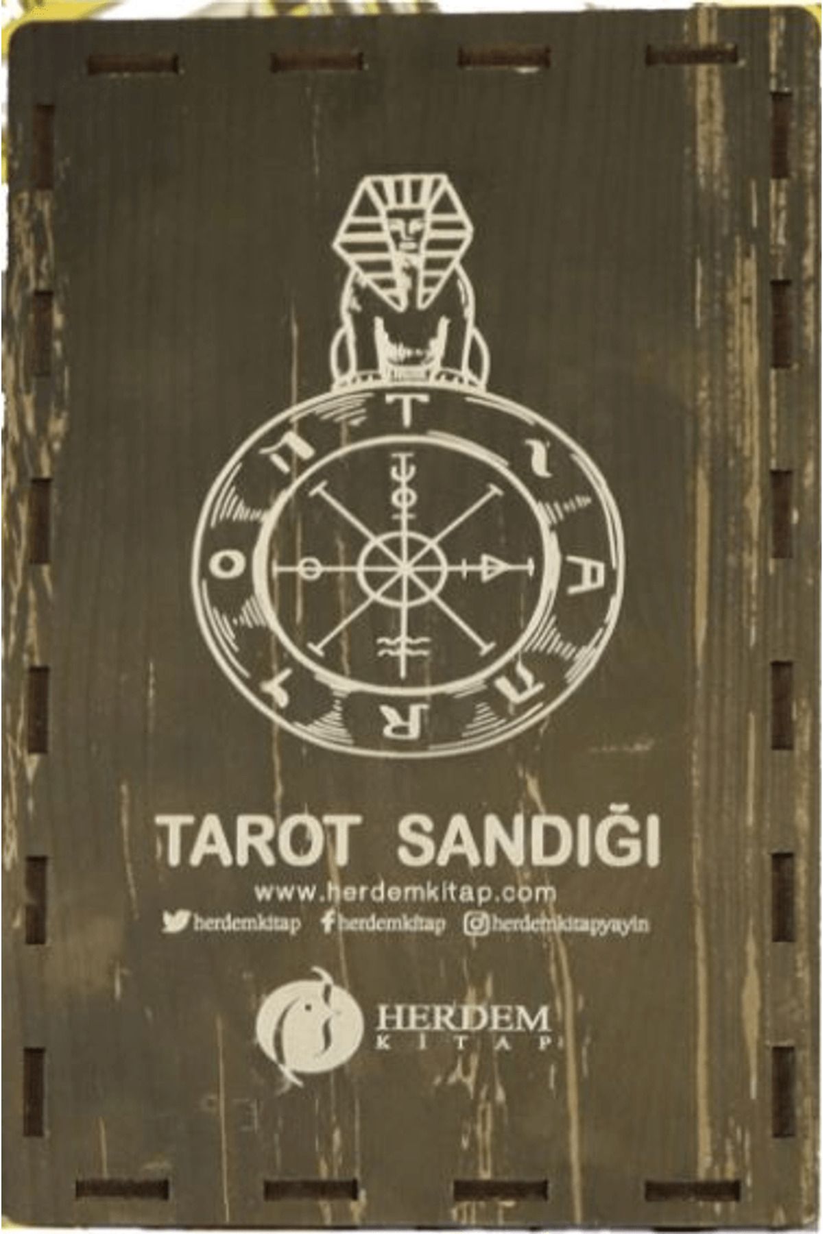 Herdem Kitap Tarot Sandığı (Ahşap Kutulu)