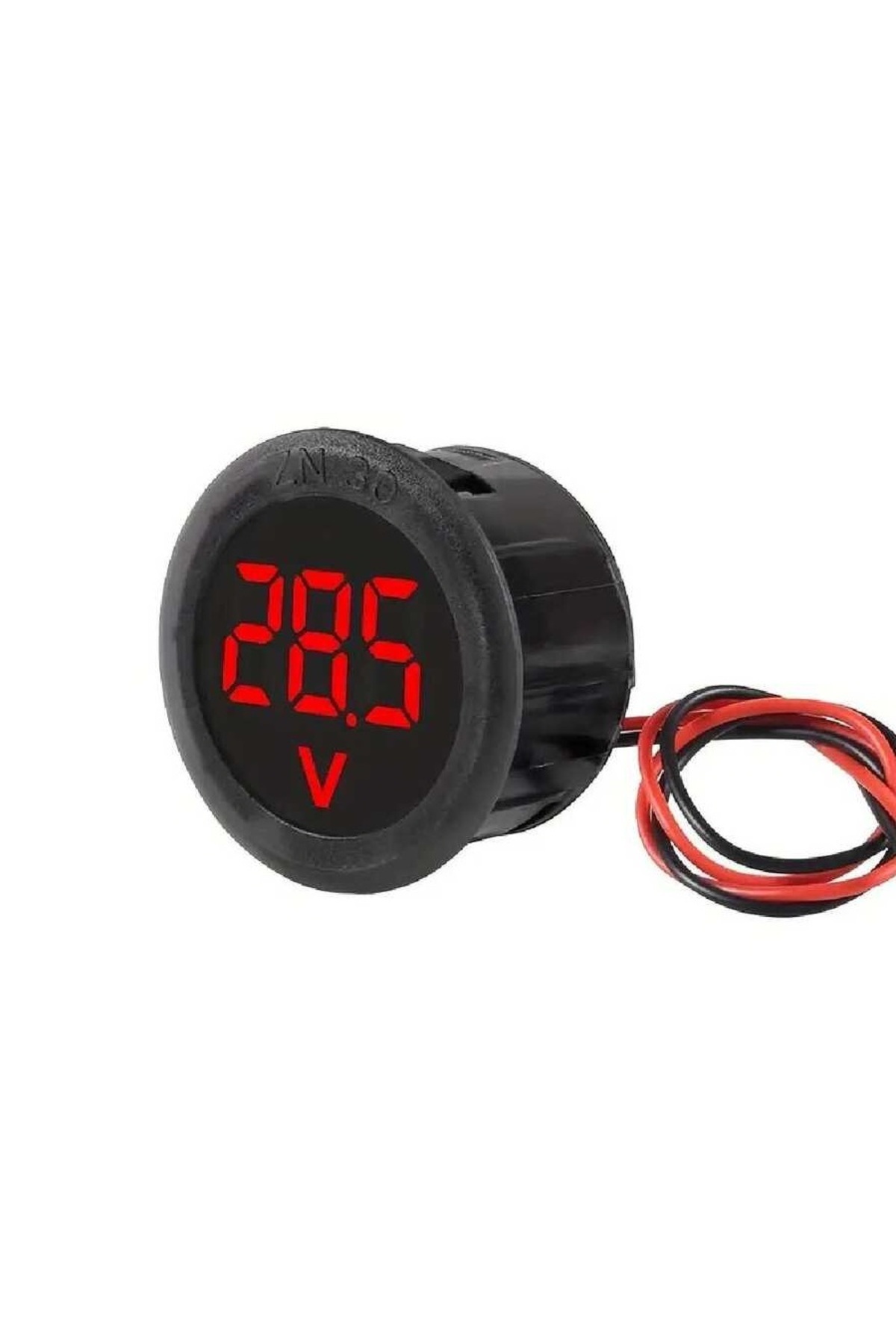 Temiz Pazar DC 4-100V Kırmızı LED Voltmetre – Araç & Karavan Voltaj Göstergesi