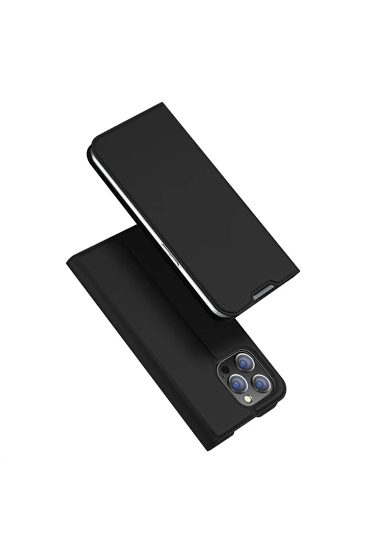 Marsilyan Dux Ducis iPhone 14 Pro 6.1 Kılıf Skin Pro Series Flip Cover Kapaklı Kılıf-(577 - MCT4171-6865