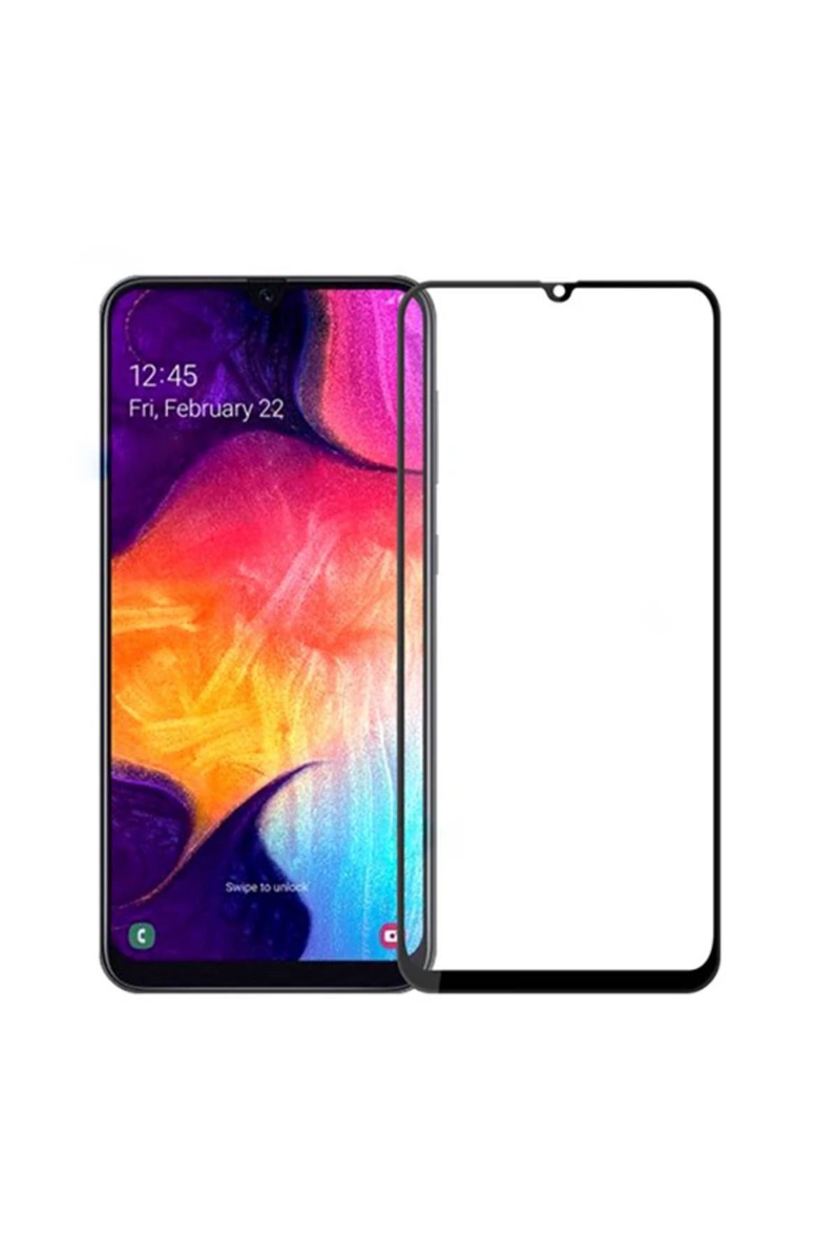 ONE Ally Samsung Galaxy A20s 3d Full Kaplama Kırılmaz Cam Ekran Koruyucu-(5775) - CDY1349-2909