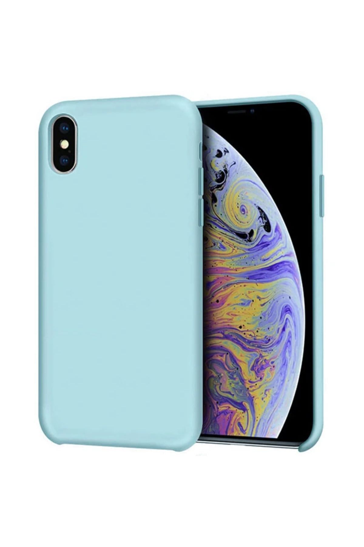 demila iPhone X/ XS 5.8 Lansman Kılıf İçi Kadife Soft Silikon Kılıf-(5775) - MLA4148-3568