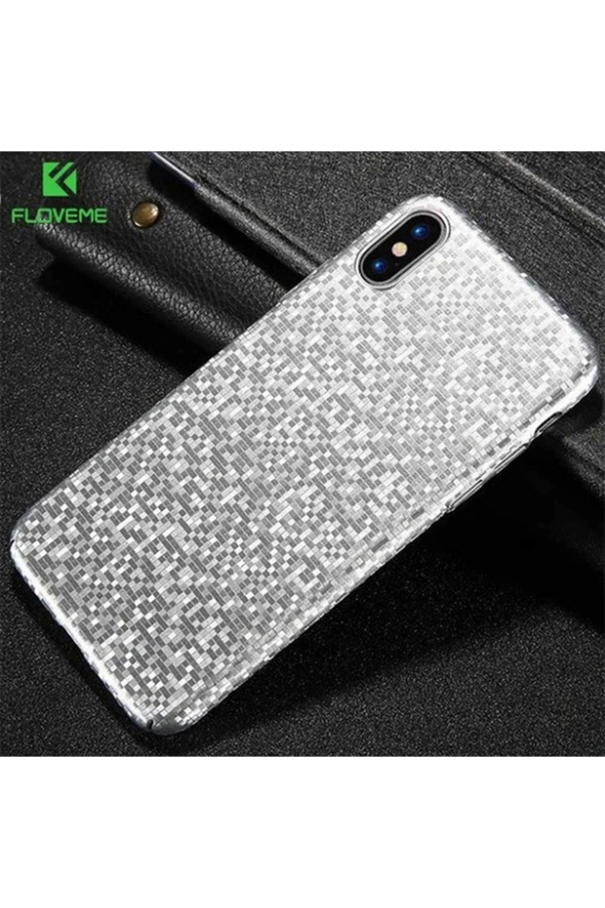 Marsilyan Floveme İPhone X- XS Mozaik Ultra Slim Premium Pc Fit Kılıf-(5775) - MCT1491-3711