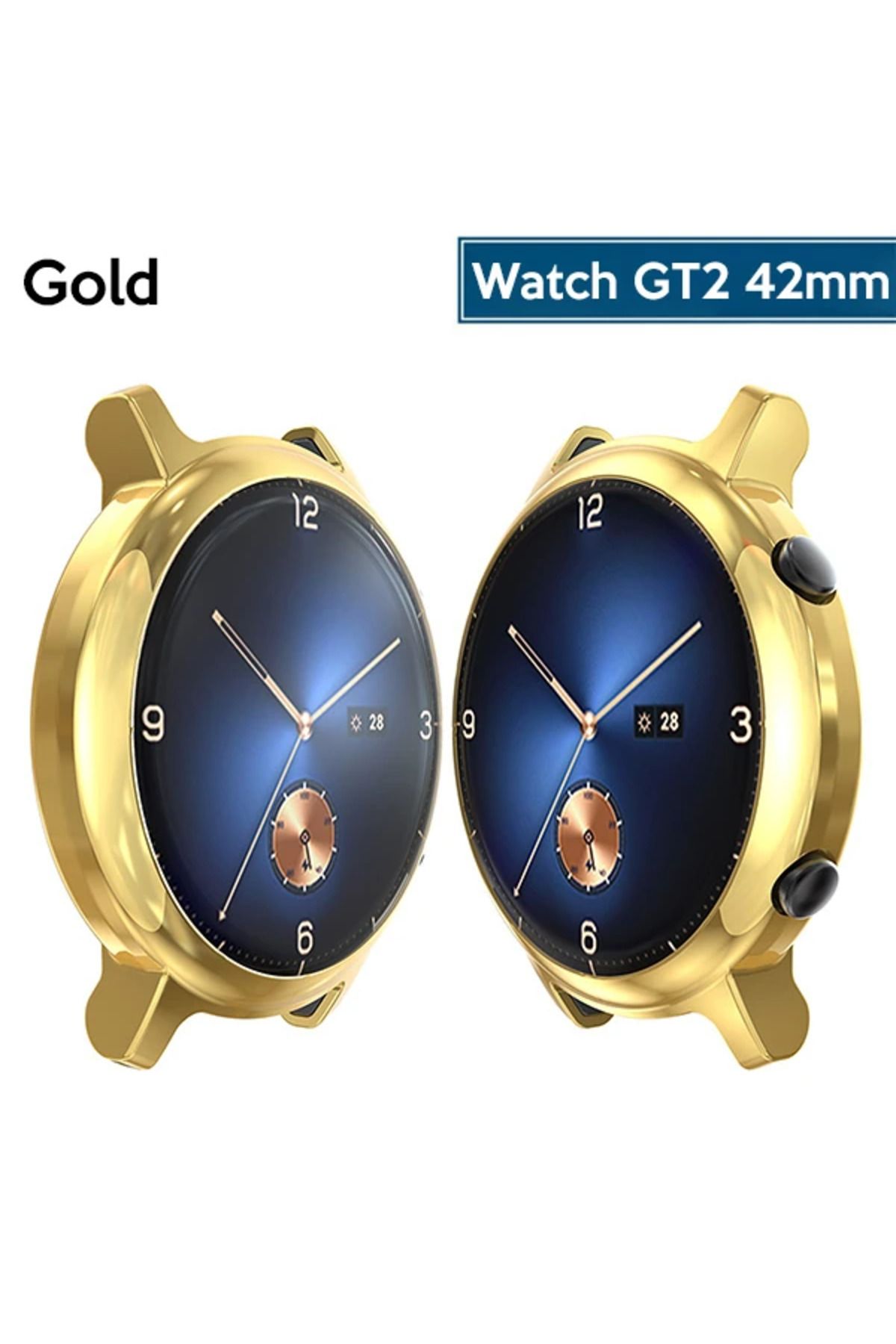 demila Ally Huawei Watch GT2 42mm 360 Koruma Ultra İnce Silikon Kılıf-(5775) - MLA9988-3517