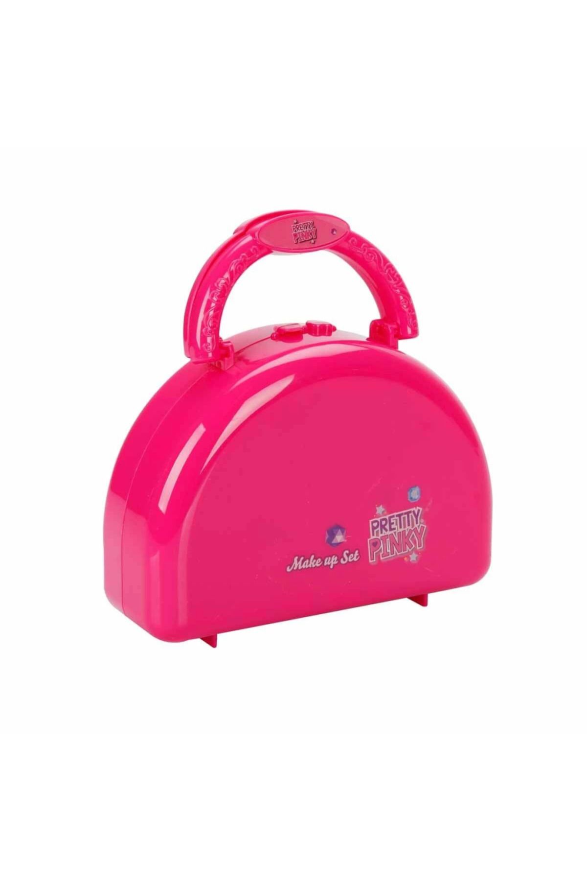 NW NessiWorld Nessiworld Pretty Pinky 3 Katlı Pembe Çantalı Makyaj Seti